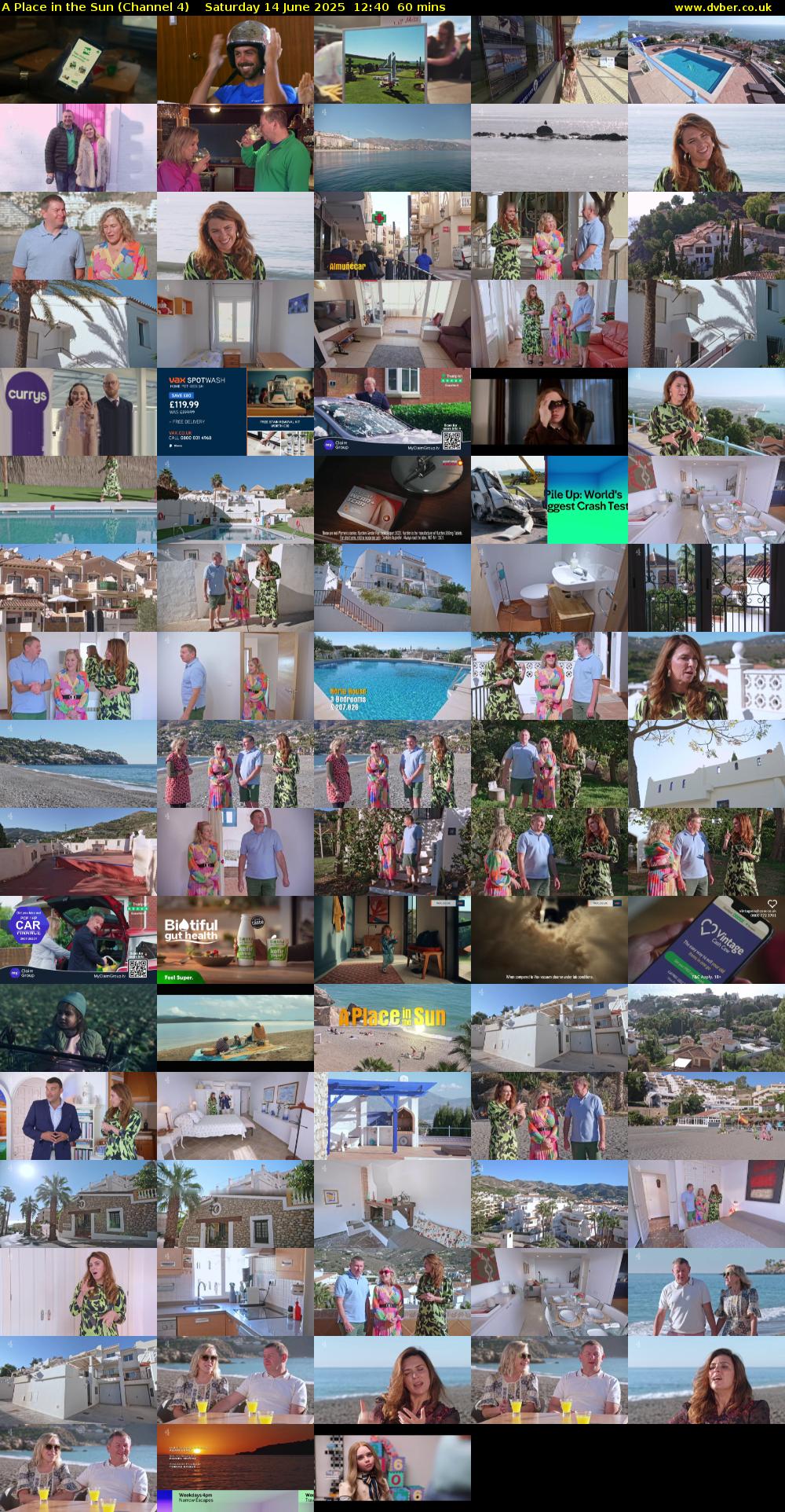 A Place in the Sun (Channel 4) Saturday 14 June 2025 12:40 - 13:40
