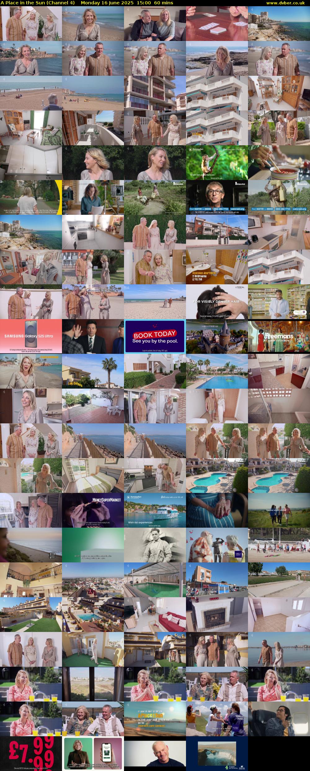 A Place in the Sun (Channel 4) Monday 16 June 2025 15:00 - 16:00