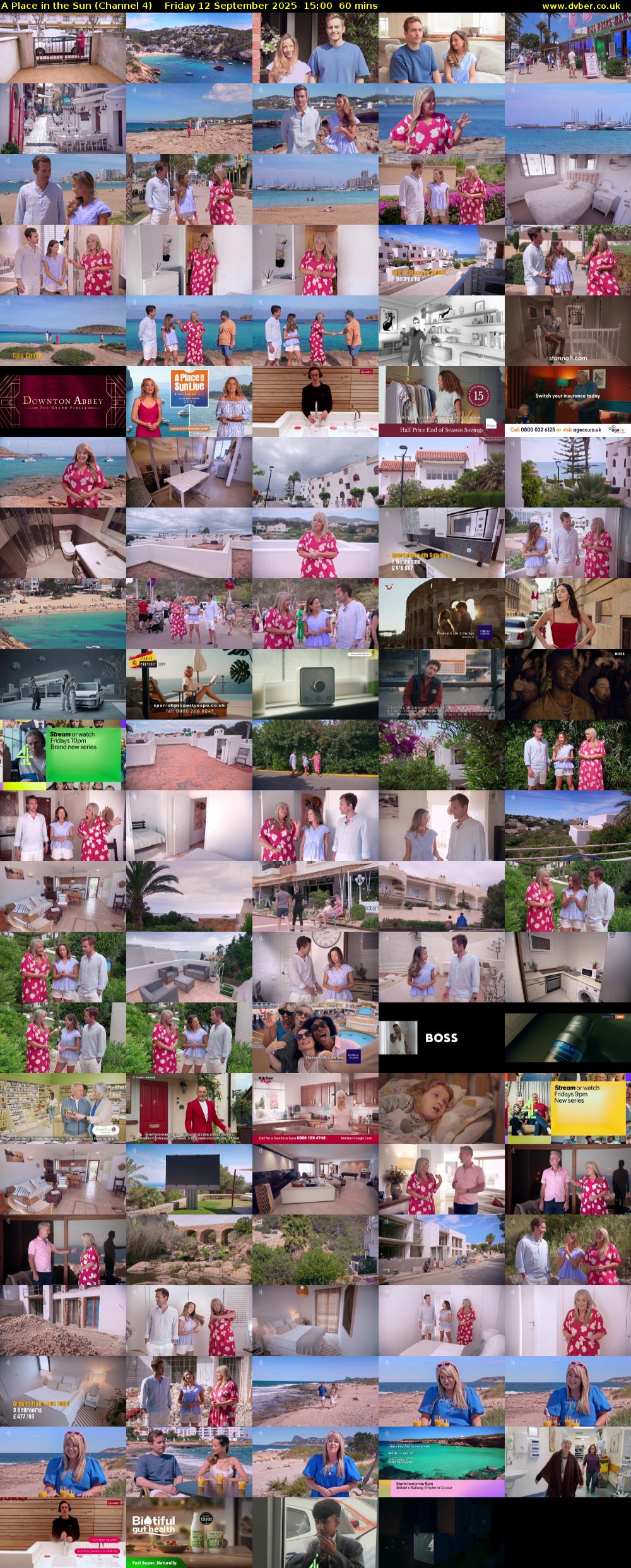 A Place in the Sun (Channel 4) Friday 12 September 2025 15:00 - 16:00