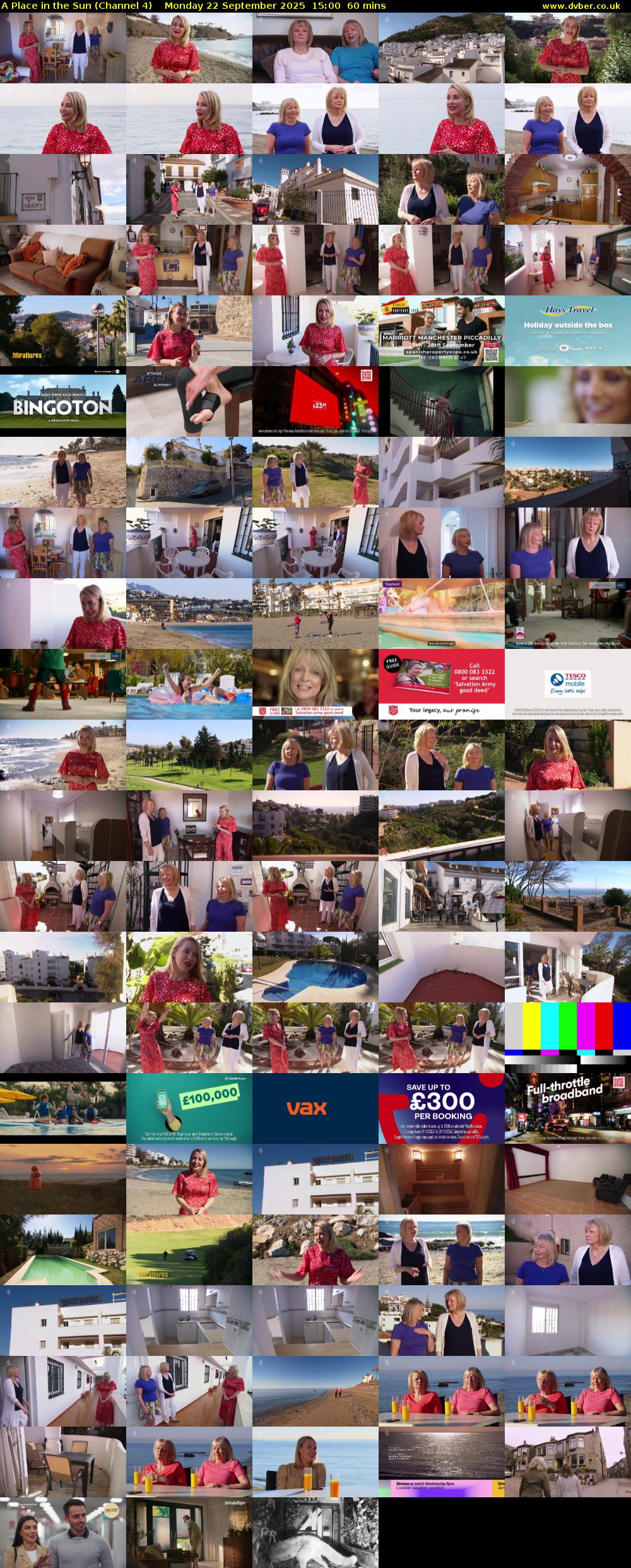 A Place in the Sun (Channel 4) Monday 22 September 2025 15:00 - 16:00