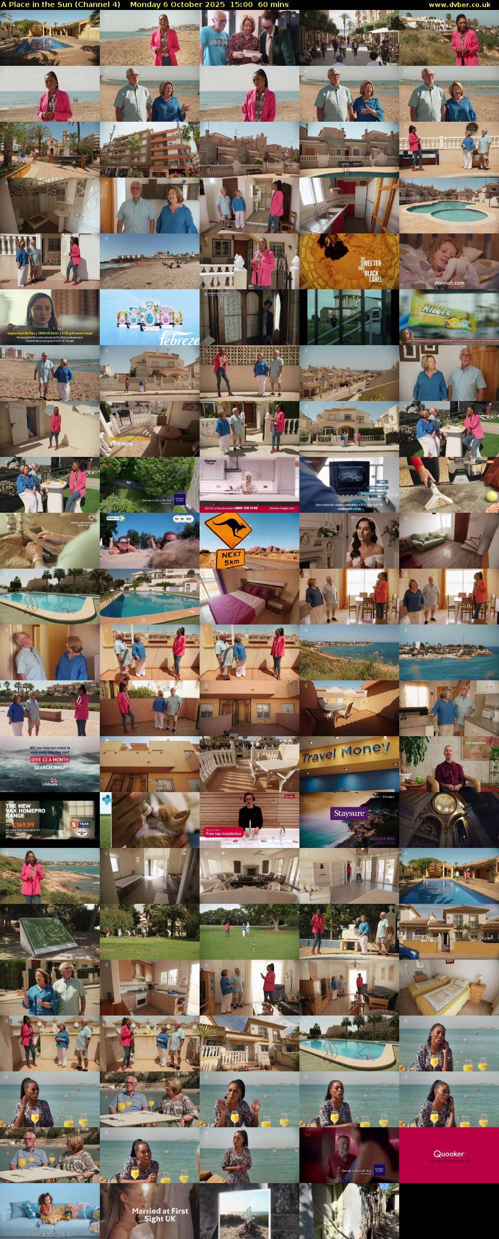 A Place in the Sun (Channel 4) Monday 6 October 2025 15:00 - 16:00