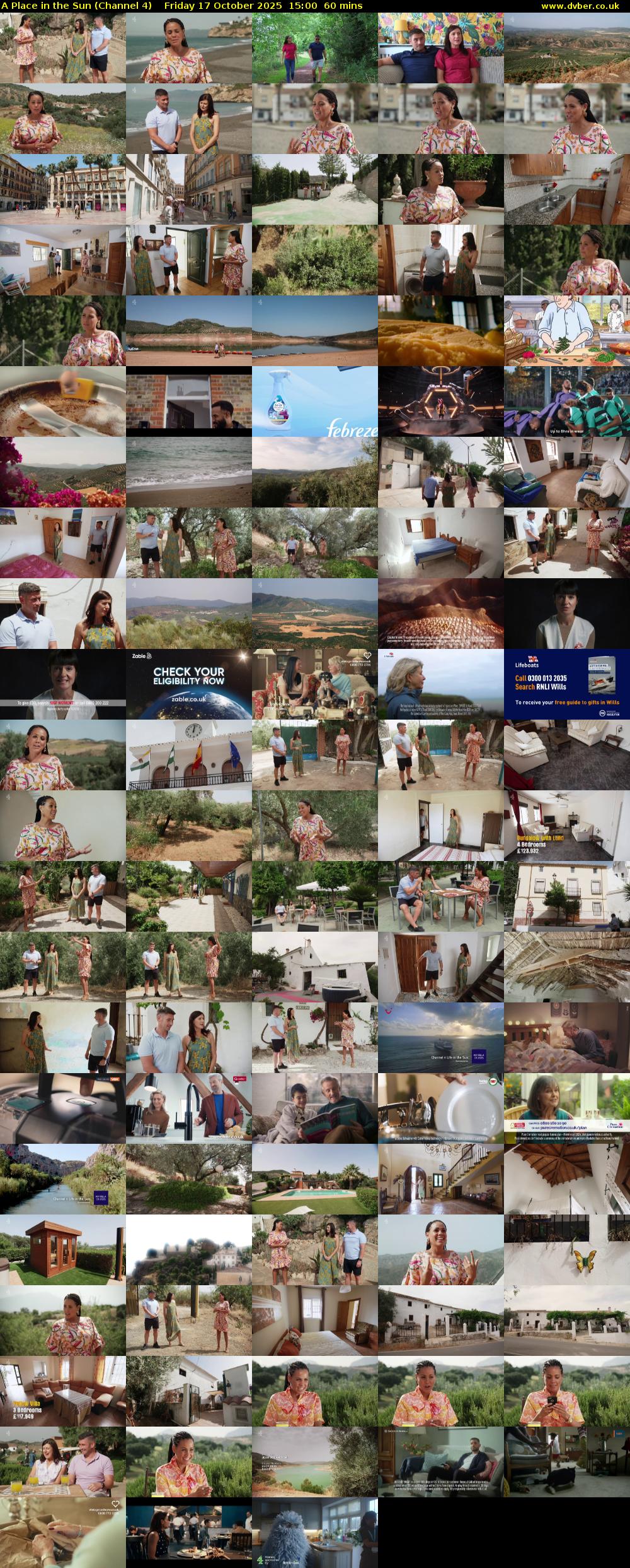 A Place in the Sun (Channel 4) Friday 17 October 2025 15:00 - 16:00