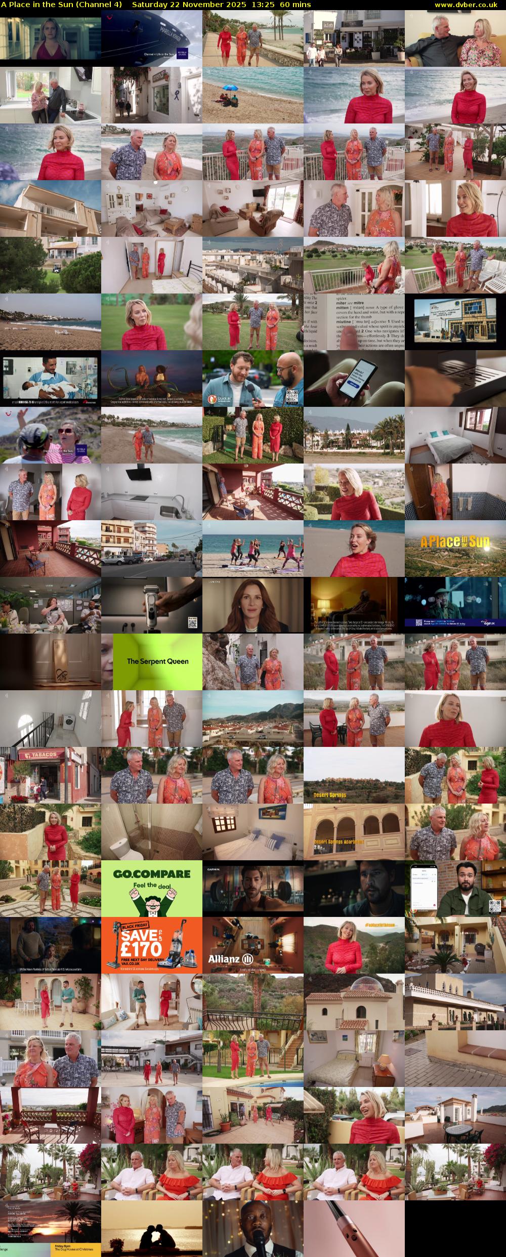 A Place in the Sun (Channel 4) Saturday 22 November 2025 13:25 - 14:25