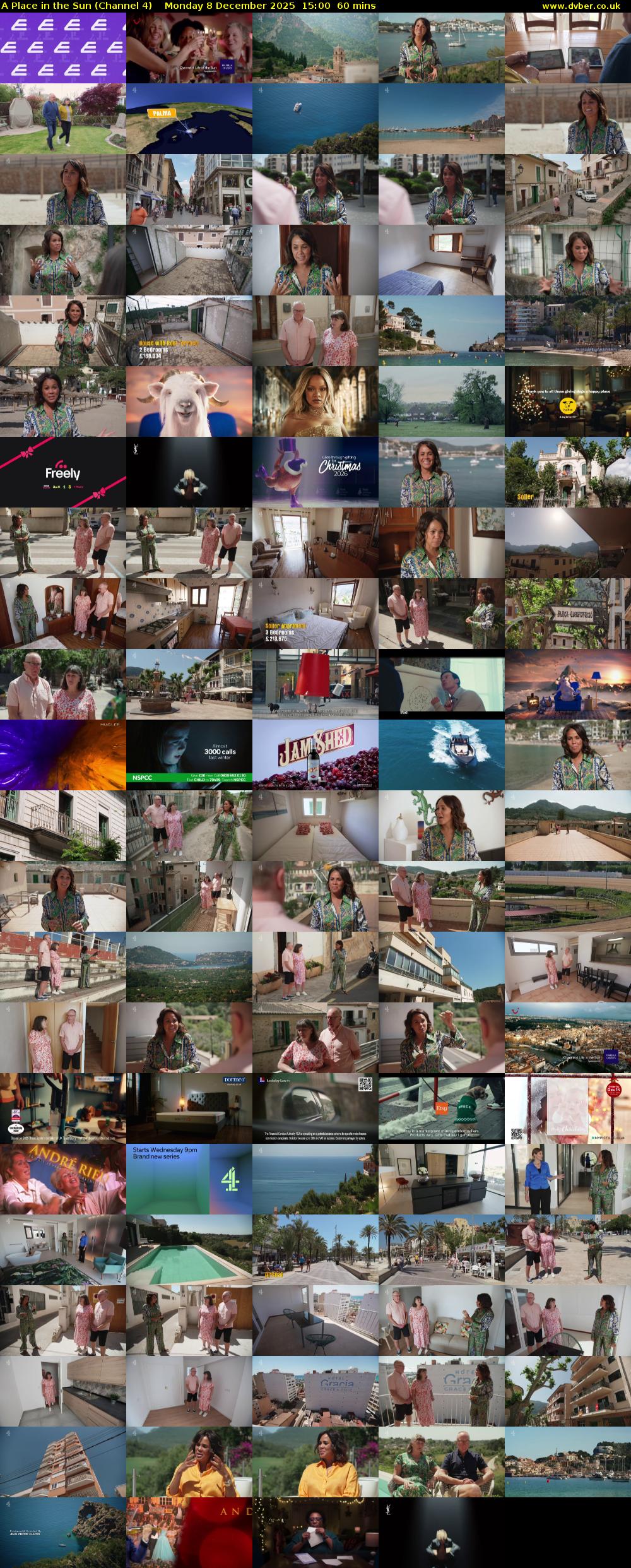 A Place in the Sun (Channel 4) Monday 8 December 2025 15:00 - 16:00