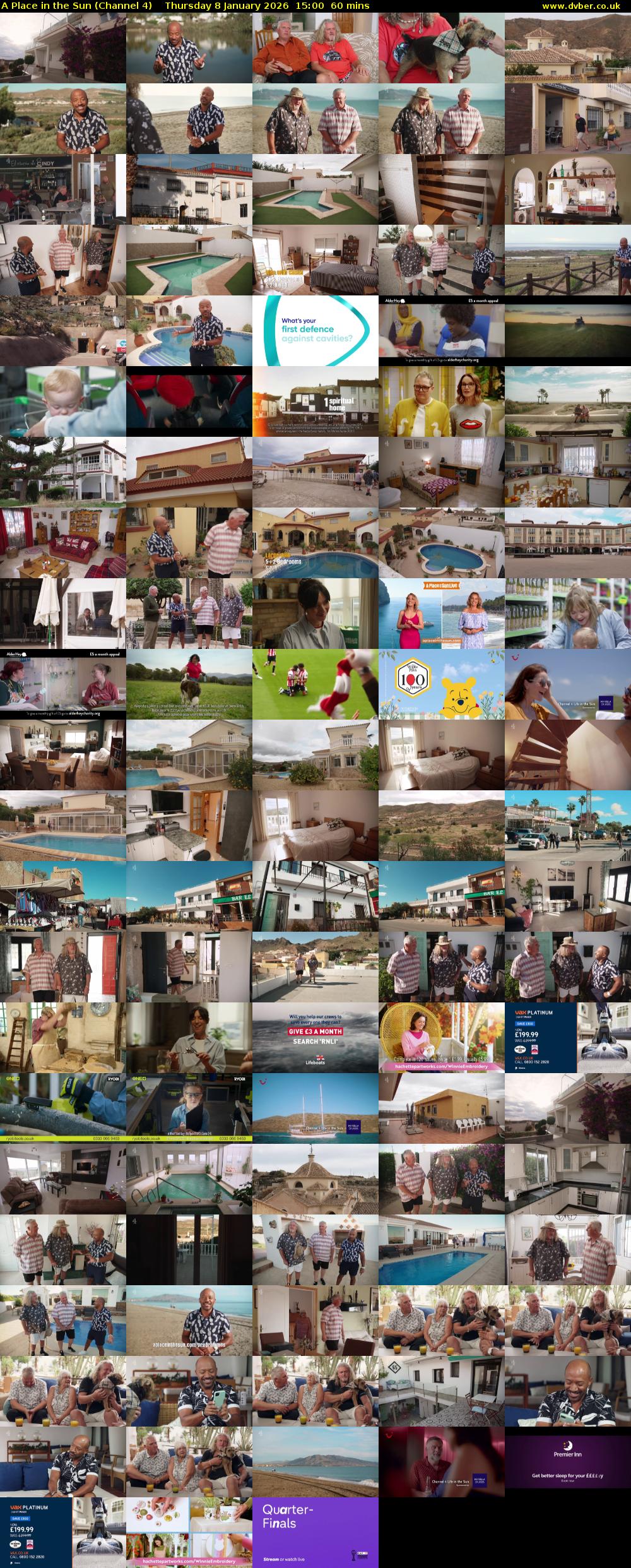 A Place in the Sun (Channel 4) Thursday 8 January 2026 15:00 - 16:00