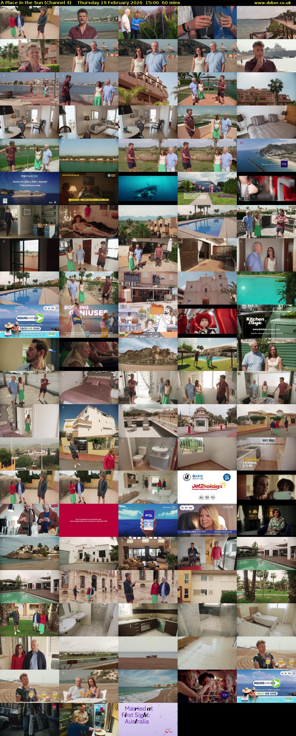 A Place in the Sun (Channel 4) Thursday 19 February 2026 15:00 - 16:00