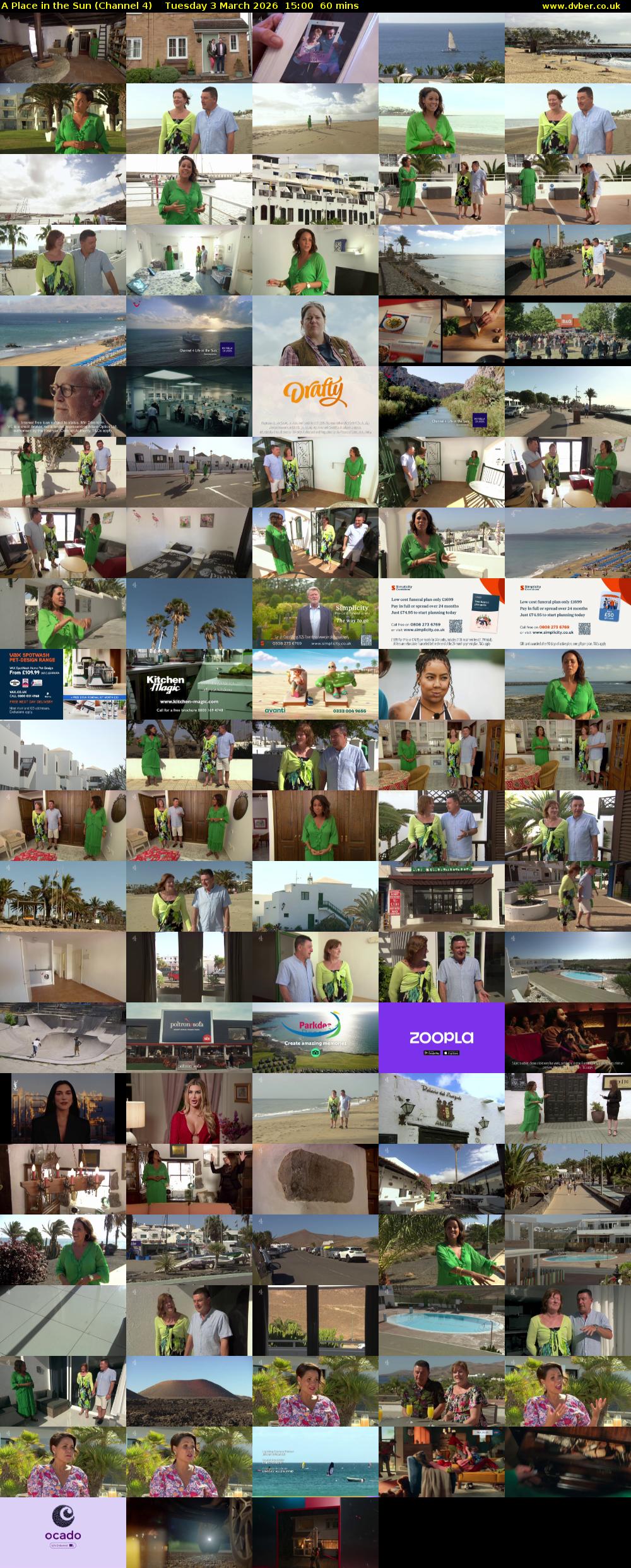 A Place in the Sun (Channel 4) Tuesday 3 March 2026 15:00 - 16:00