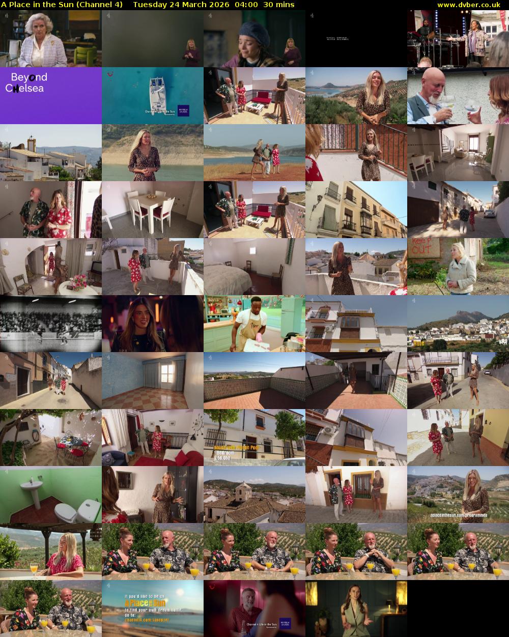 A Place in the Sun (Channel 4) Tuesday 24 March 2026 04:00 - 04:30