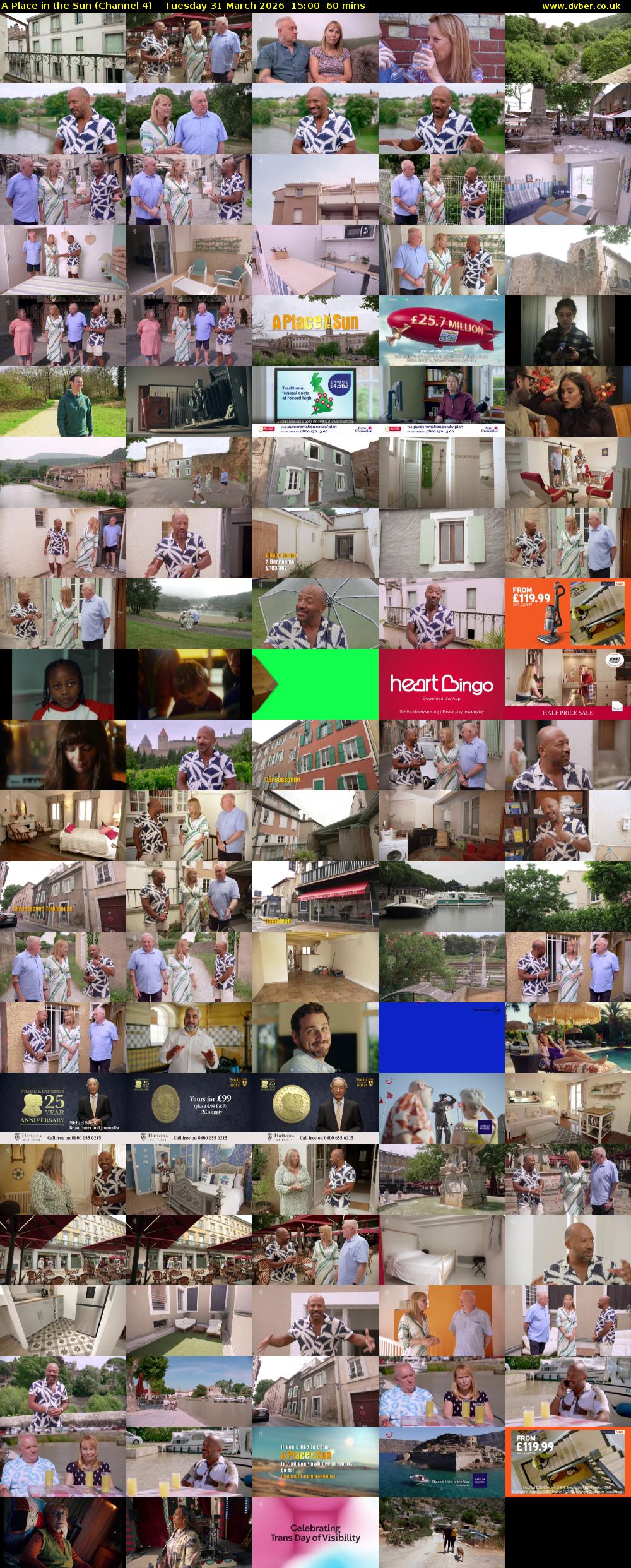 A Place in the Sun (Channel 4) Tuesday 31 March 2026 15:00 - 16:00