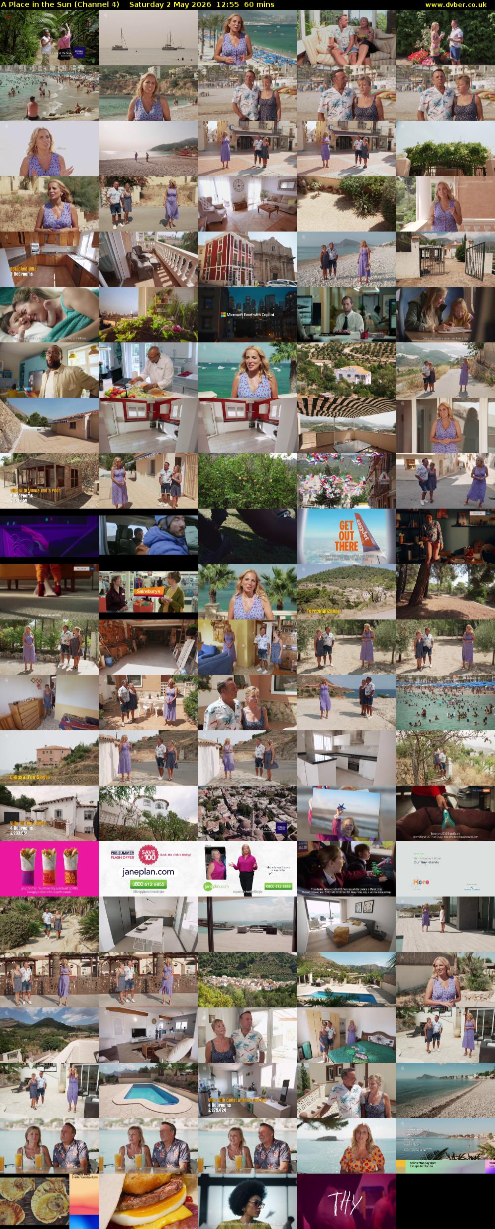 A Place in the Sun (Channel 4) Saturday 2 May 2026 12:55 - 13:55