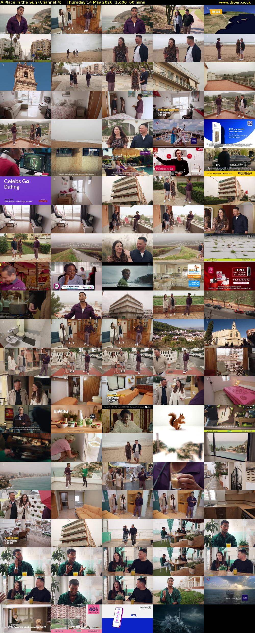 A Place in the Sun (Channel 4) Thursday 14 May 2026 15:00 - 16:00