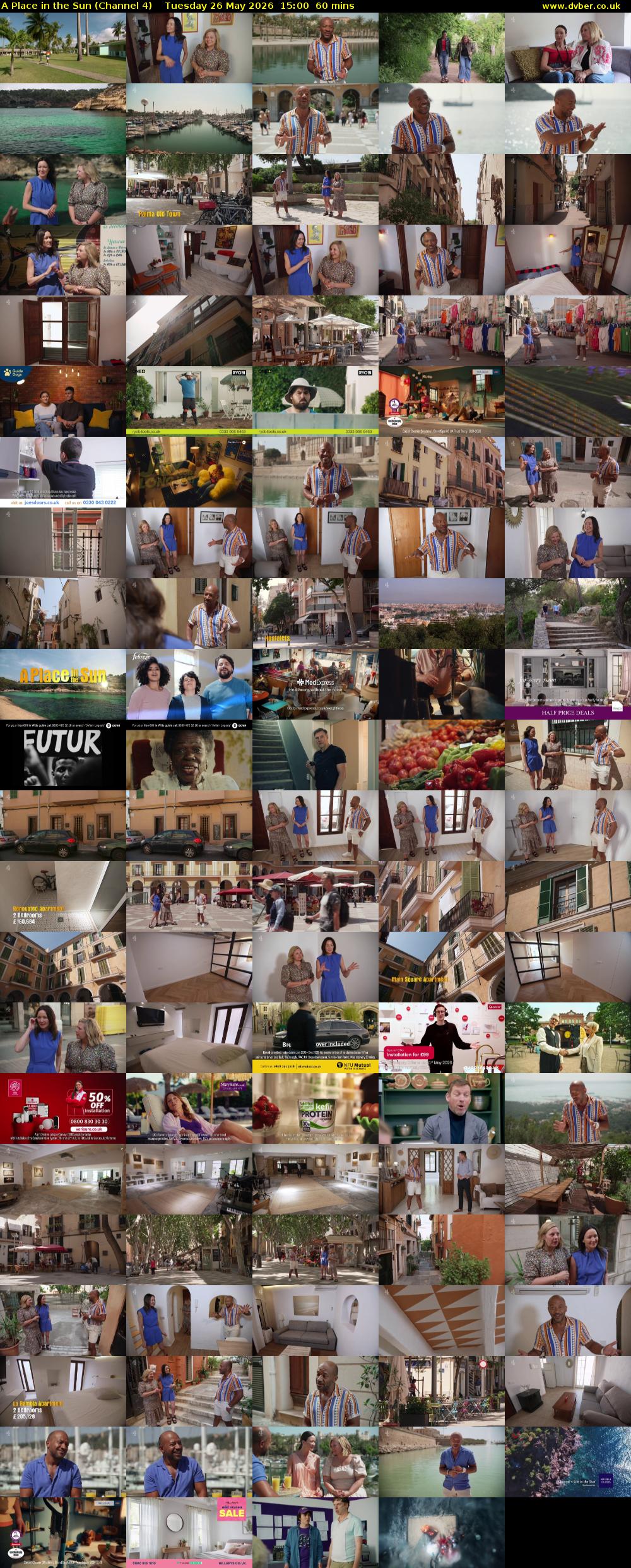 A Place in the Sun (Channel 4) Tuesday 26 May 2026 15:00 - 16:00
