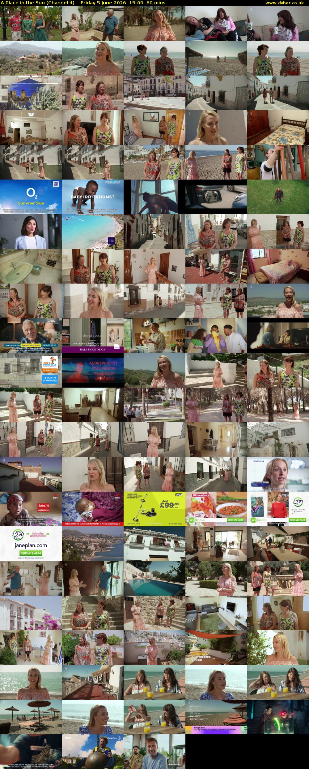 A Place in the Sun (Channel 4) Friday 5 June 2026 15:00 - 16:00