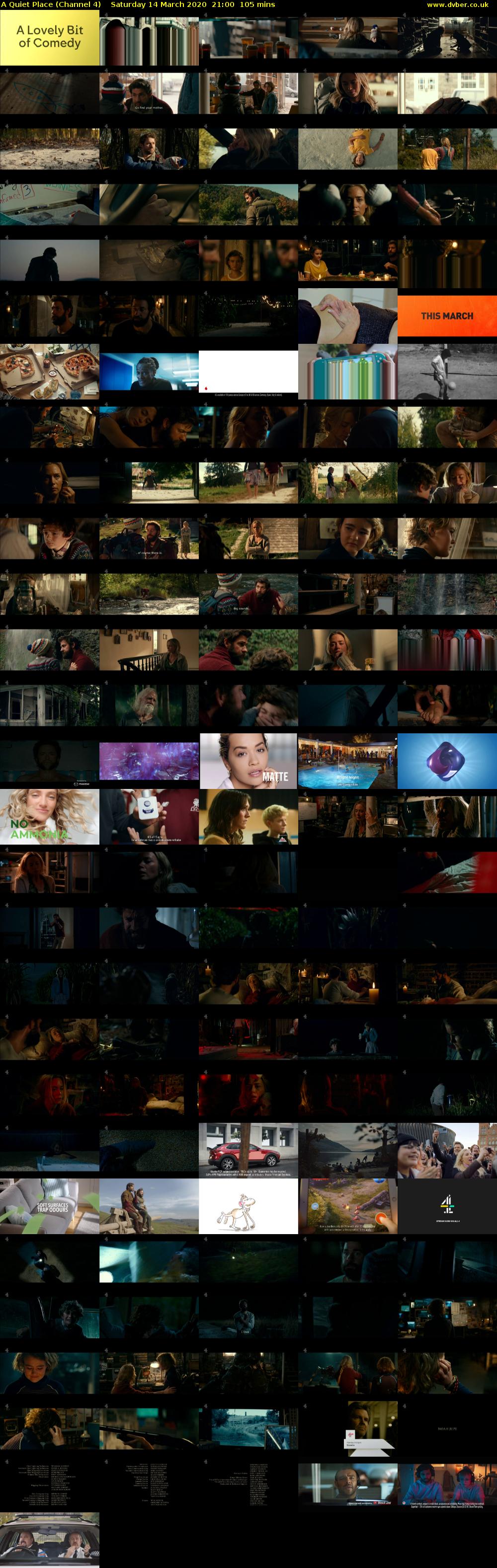 A Quiet Place (Channel 4) Saturday 14 March 2020 21:00 - 22:45