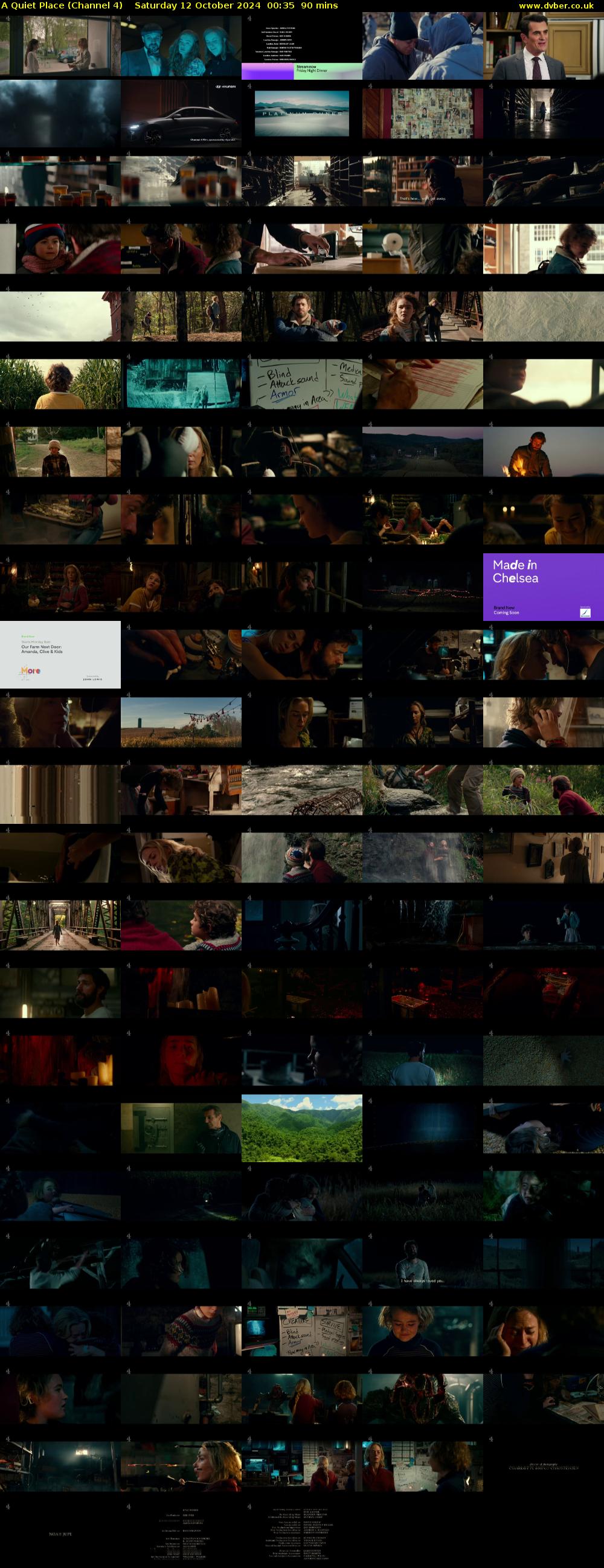 A Quiet Place (Channel 4) Saturday 12 October 2024 00:35 - 02:05