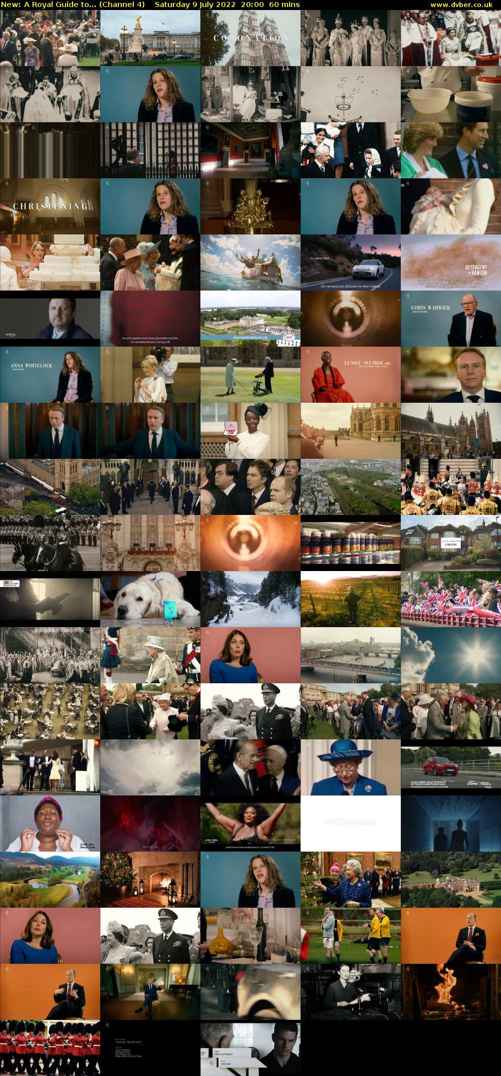 A Royal Guide to... (Channel 4) Saturday 9 July 2022 20:00 - 21:00