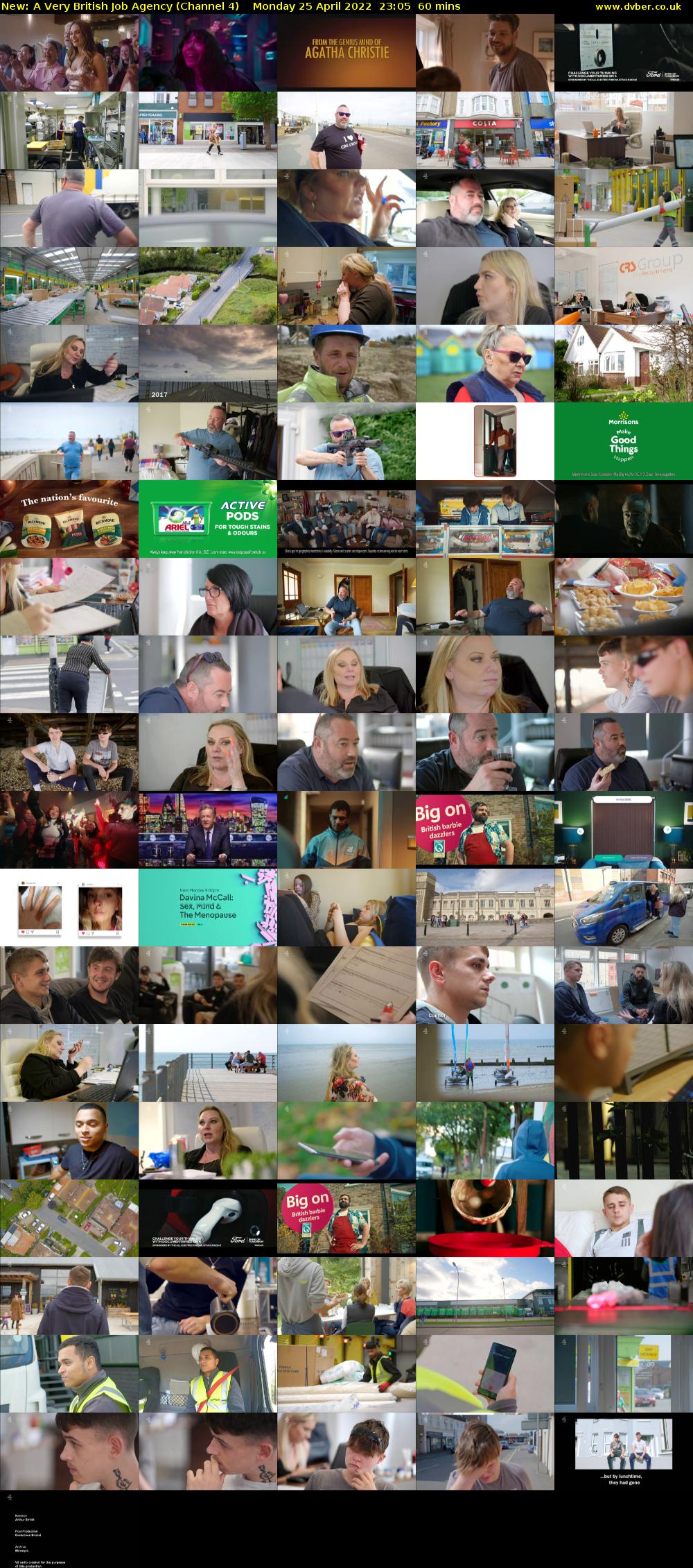 A Very British Job Agency (Channel 4) Monday 25 April 2022 23:05 - 00:05