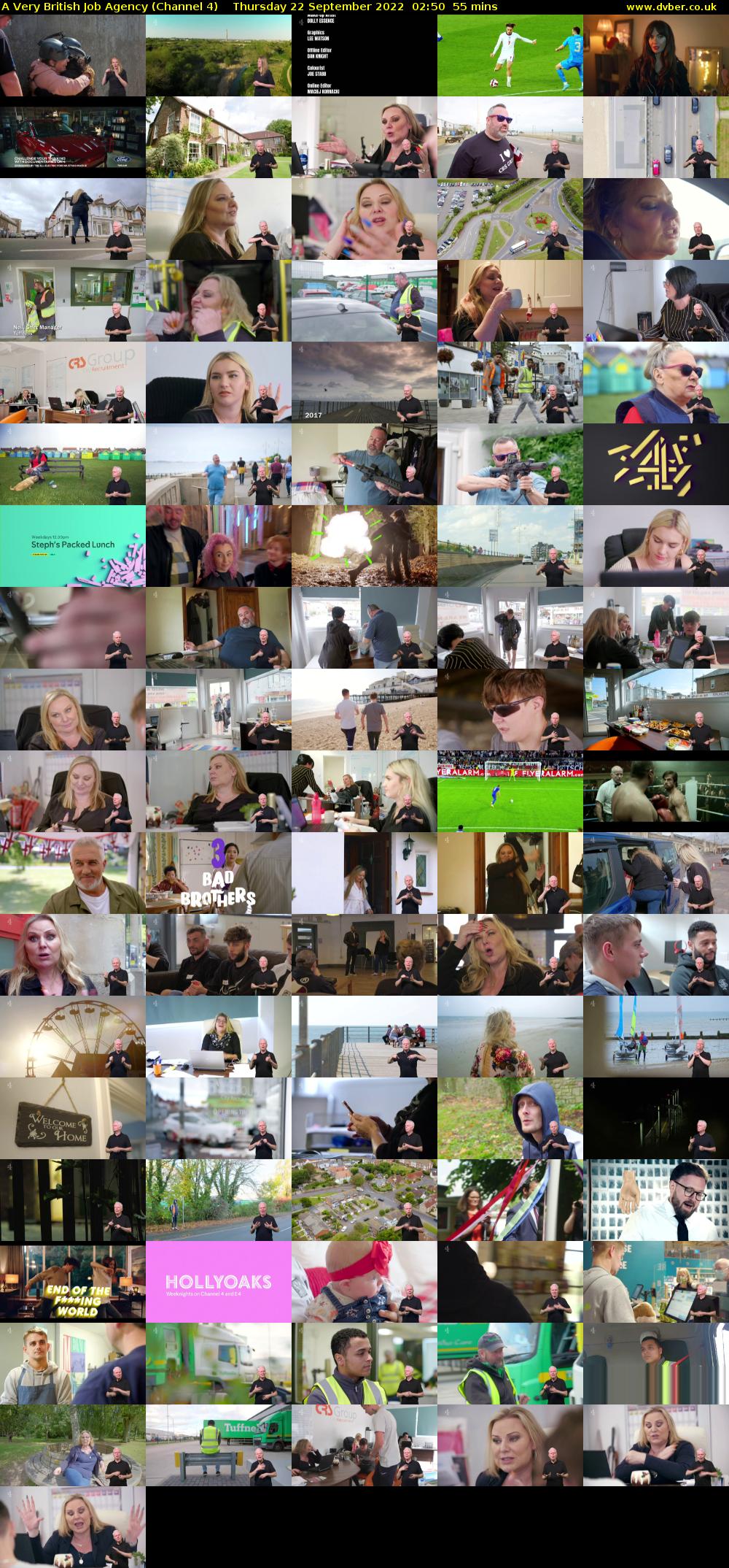 A Very British Job Agency (Channel 4) Thursday 22 September 2022 02:50 - 03:45