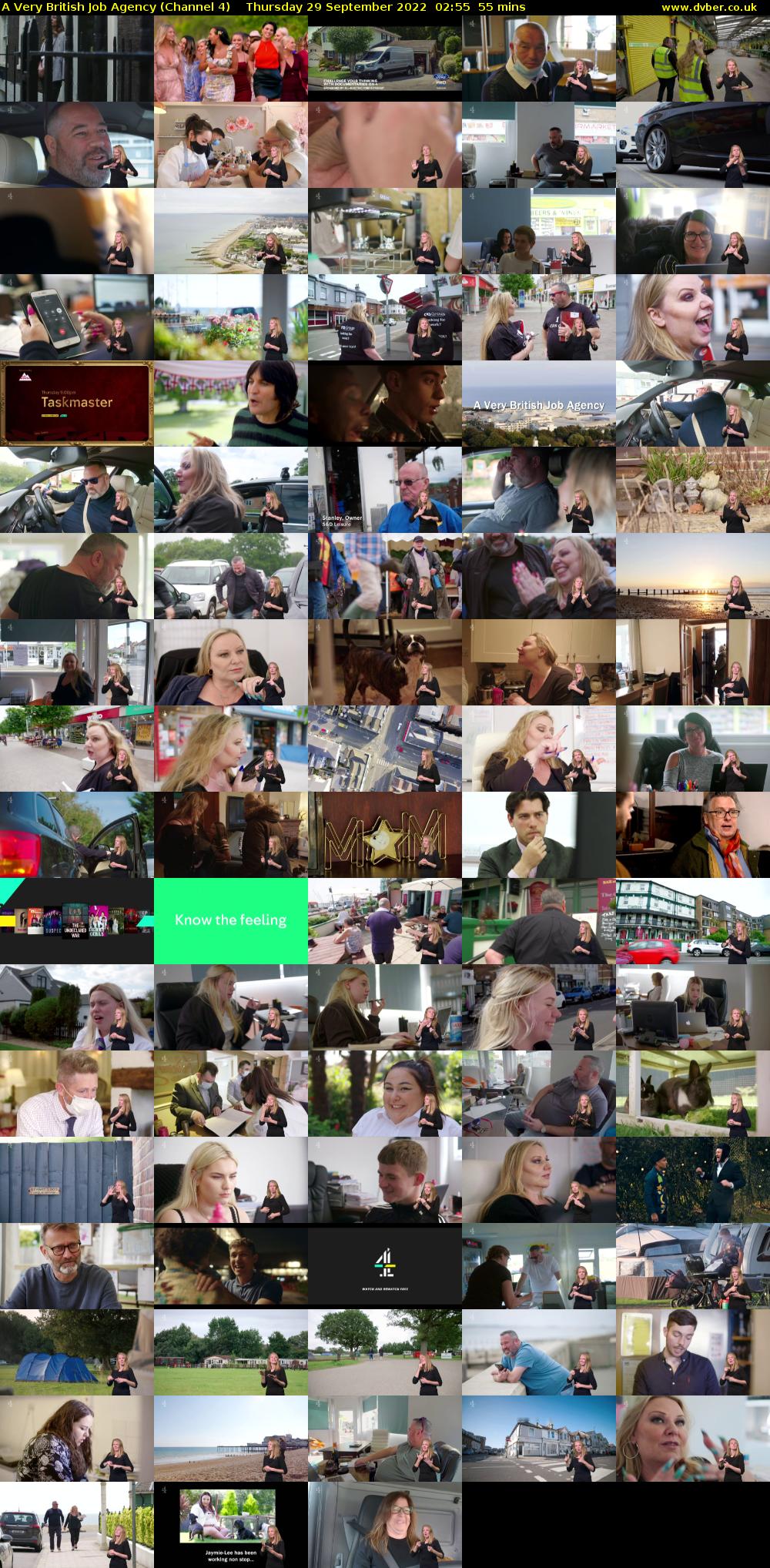 A Very British Job Agency (Channel 4) Thursday 29 September 2022 02:55 - 03:50