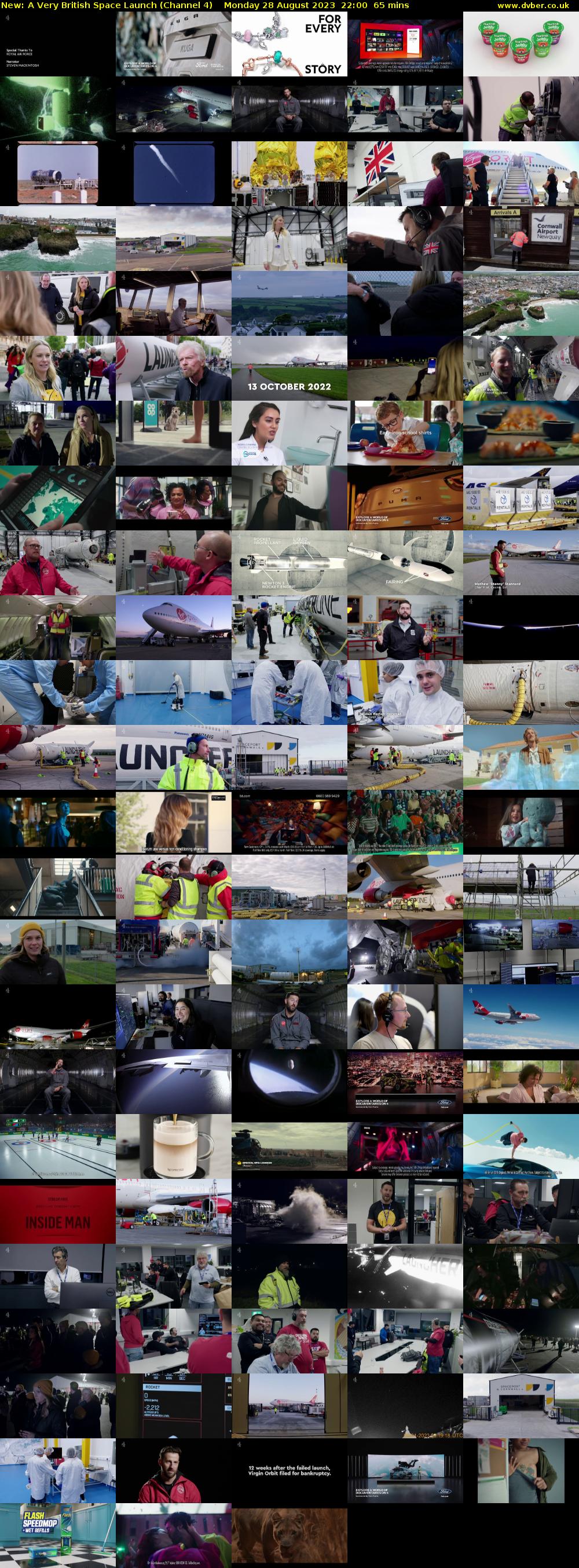 A Very British Space Launch (Channel 4) Monday 28 August 2023 22:00 - 23:05