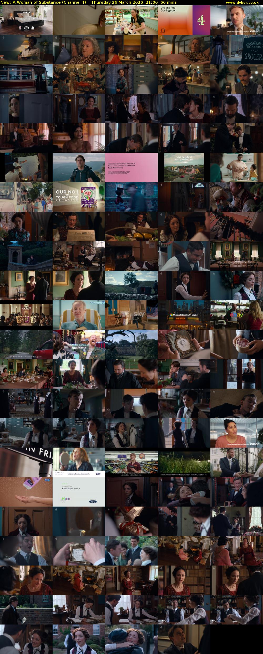 A Woman of Substance (Channel 4) Thursday 26 March 2026 21:00 - 22:00