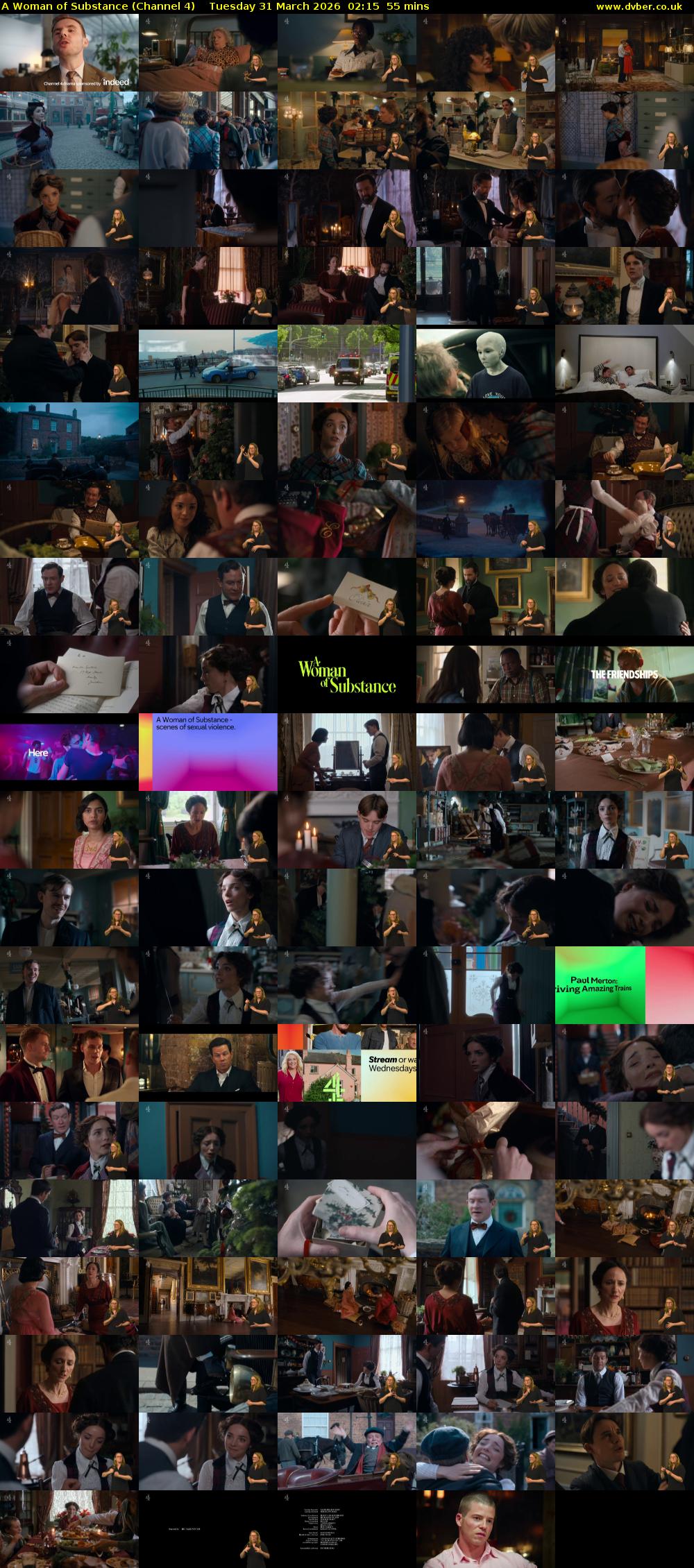 A Woman of Substance (Channel 4) Tuesday 31 March 2026 02:15 - 03:10