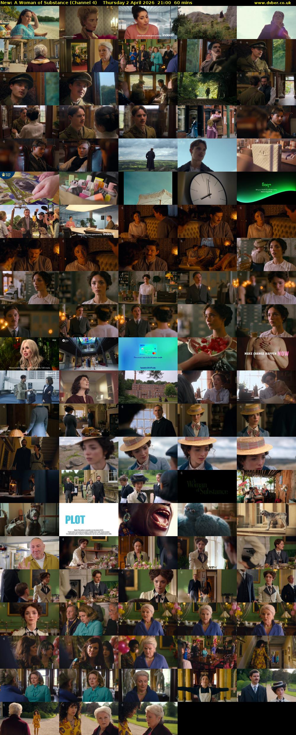 A Woman of Substance (Channel 4) Thursday 2 April 2026 21:00 - 22:00