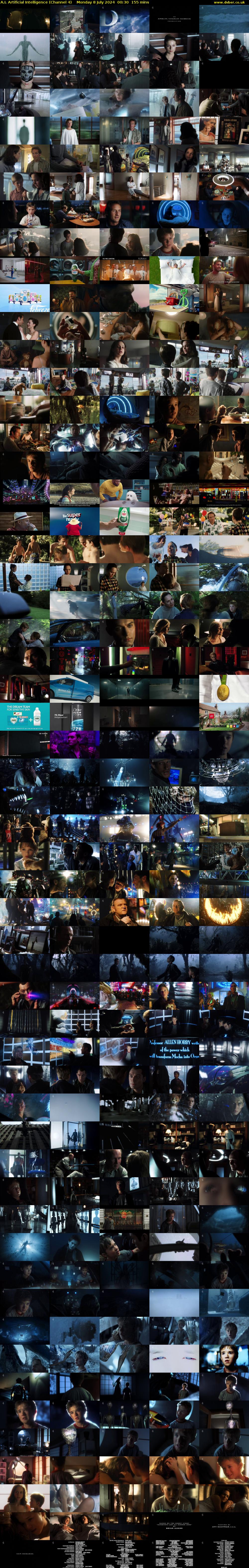 A.I. Artificial Intelligence (Channel 4) Monday 8 July 2024 00:30 - 03:05