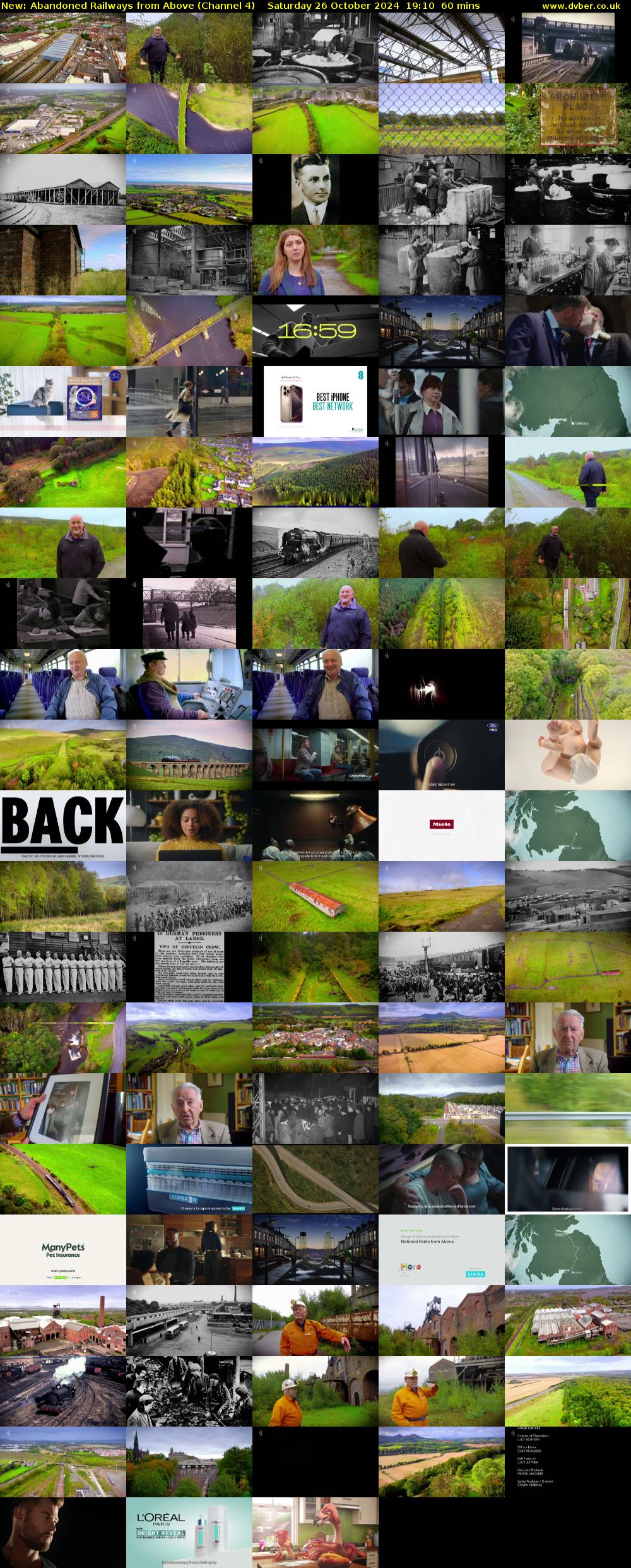 Abandoned Railways from Above (Channel 4) Saturday 26 October 2024 19:10 - 20:10