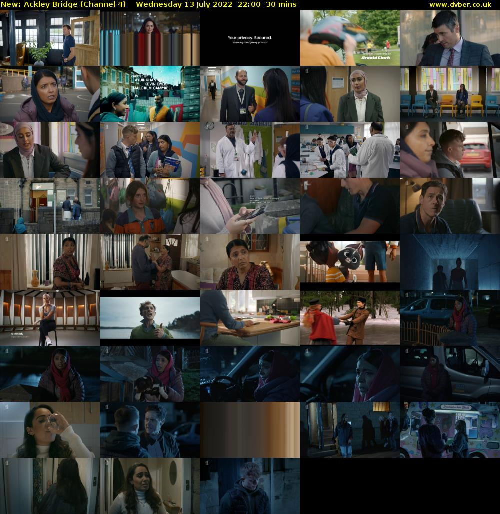 Ackley Bridge (Channel 4) Wednesday 13 July 2022 22:00 - 22:30