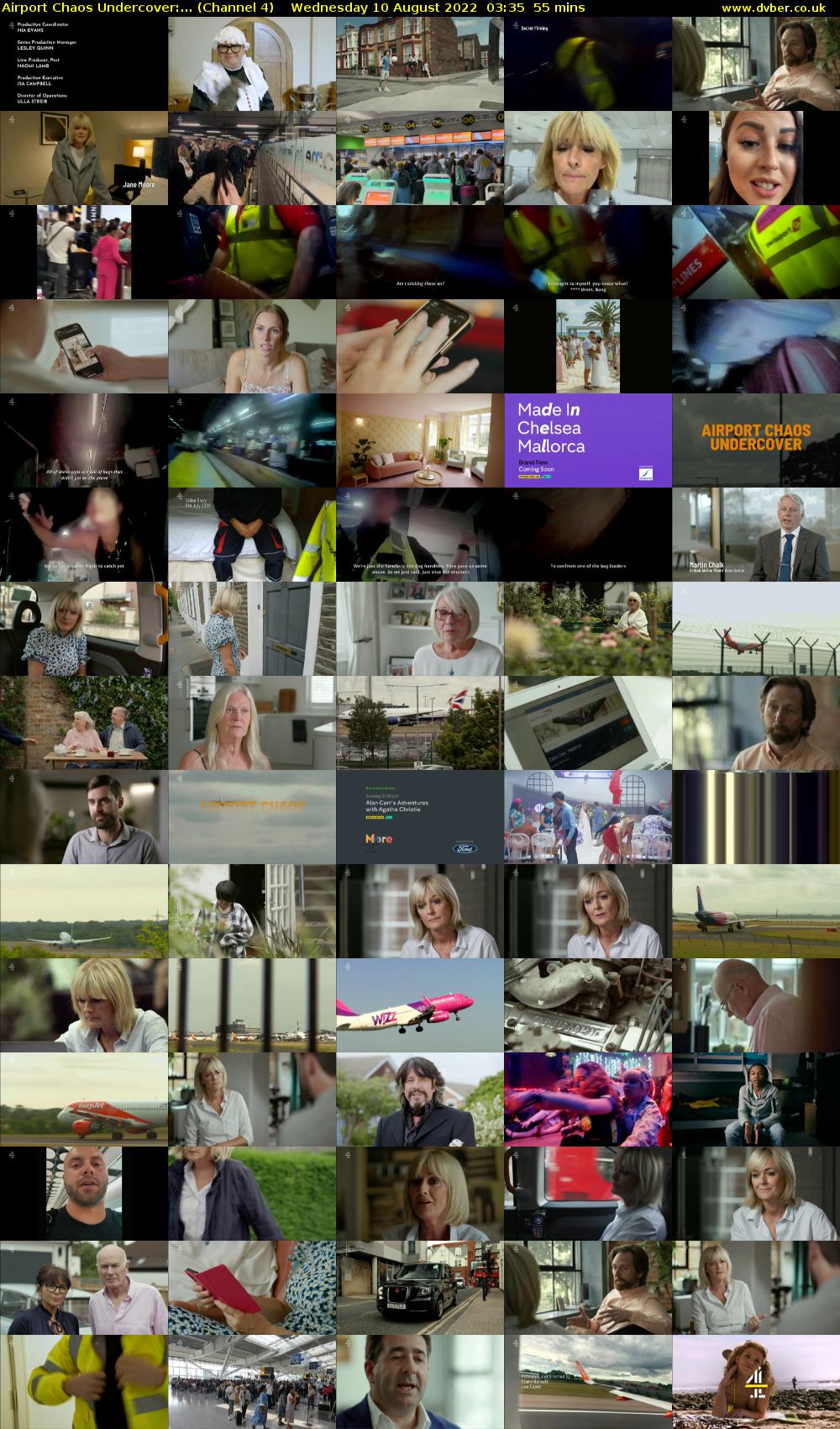 Airport Chaos Undercover:... (Channel 4) Wednesday 10 August 2022 03:35 - 04:30