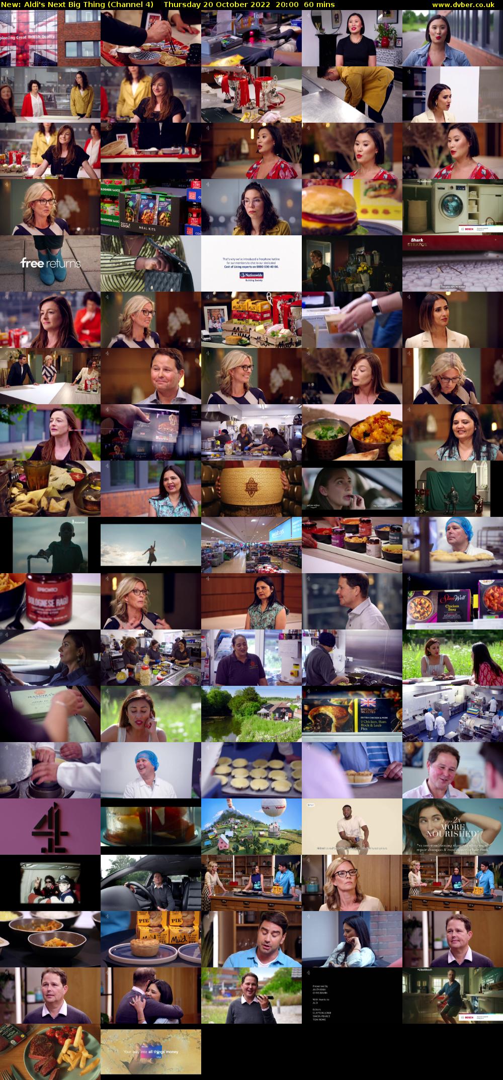 Aldi's Next Big Thing (Channel 4) Thursday 20 October 2022 20:00 - 21:00