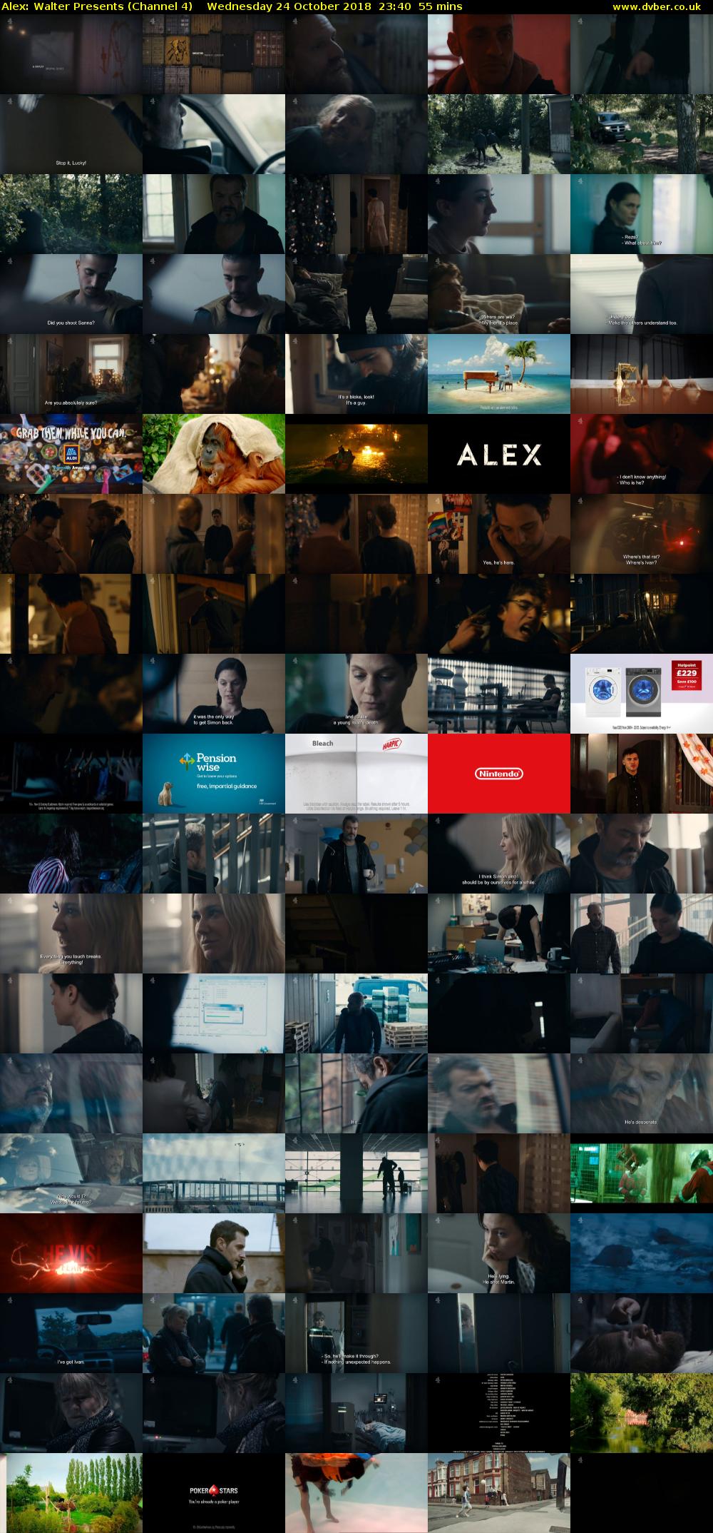Alex: Walter Presents (Channel 4) Wednesday 24 October 2018 23:40 - 00:35