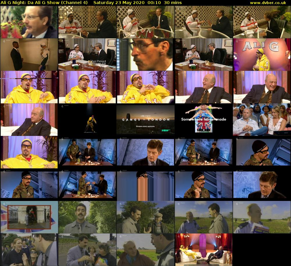 Ali G Night: Da Ali G Show (Channel 4) Saturday 23 May 2020 00:10 - 00:40
