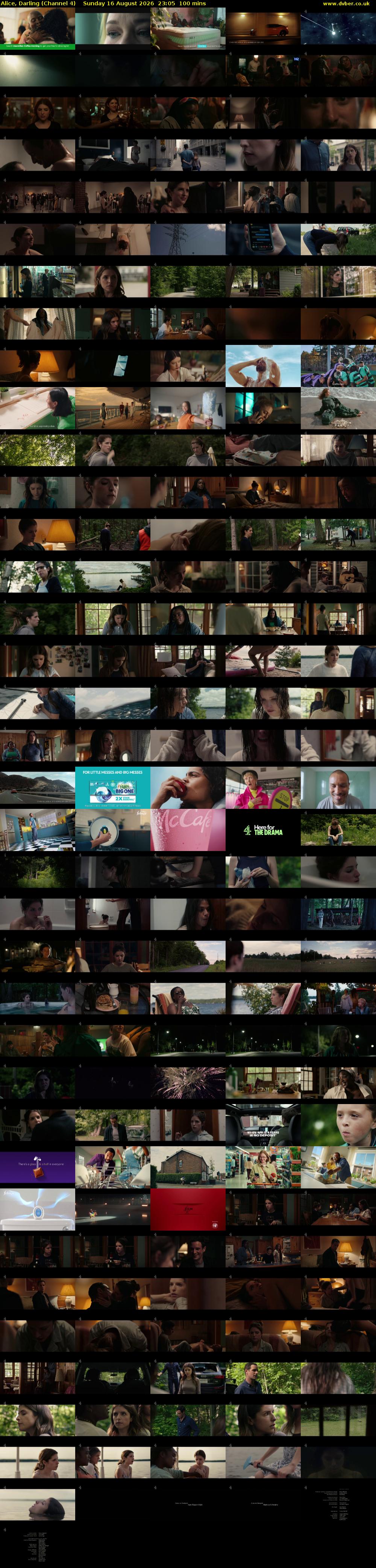 Alice, Darling (Channel 4) Sunday 16 August 2026 23:05 - 00:45