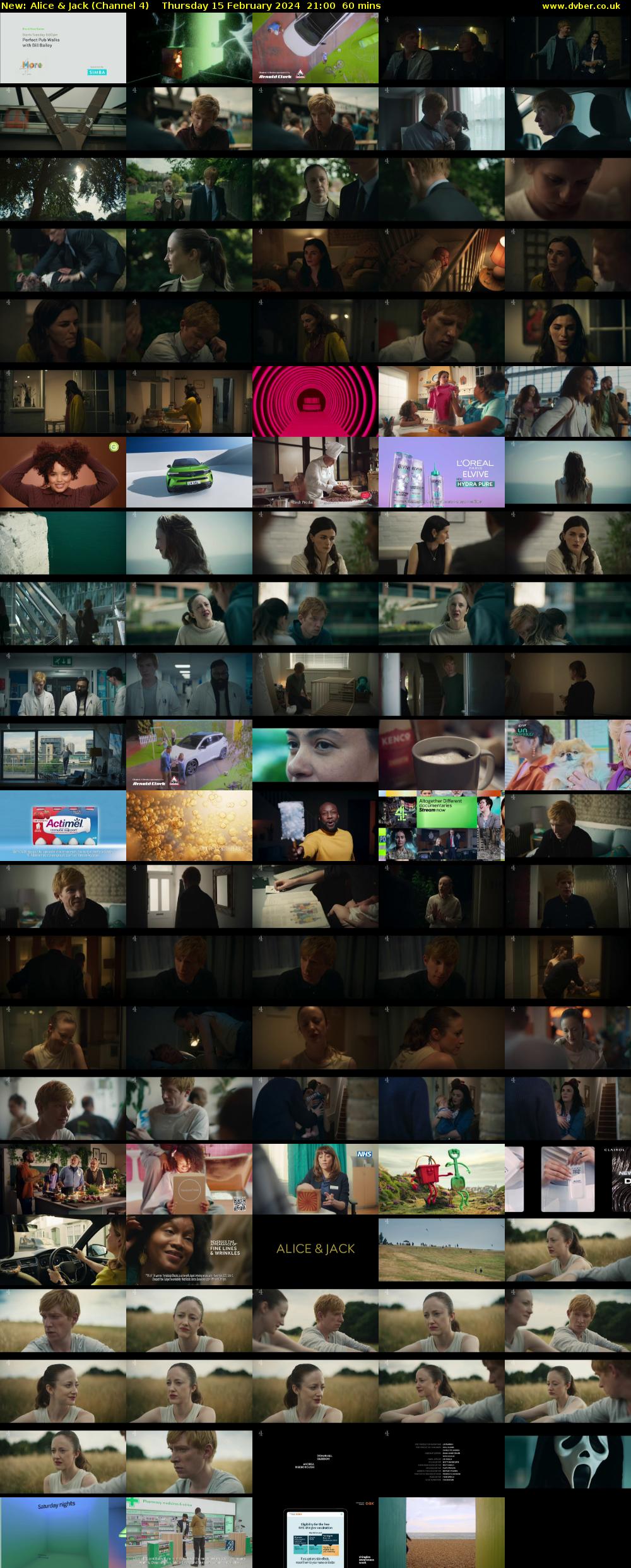 Alice & Jack (Channel 4) Thursday 15 February 2024 21:00 - 22:00