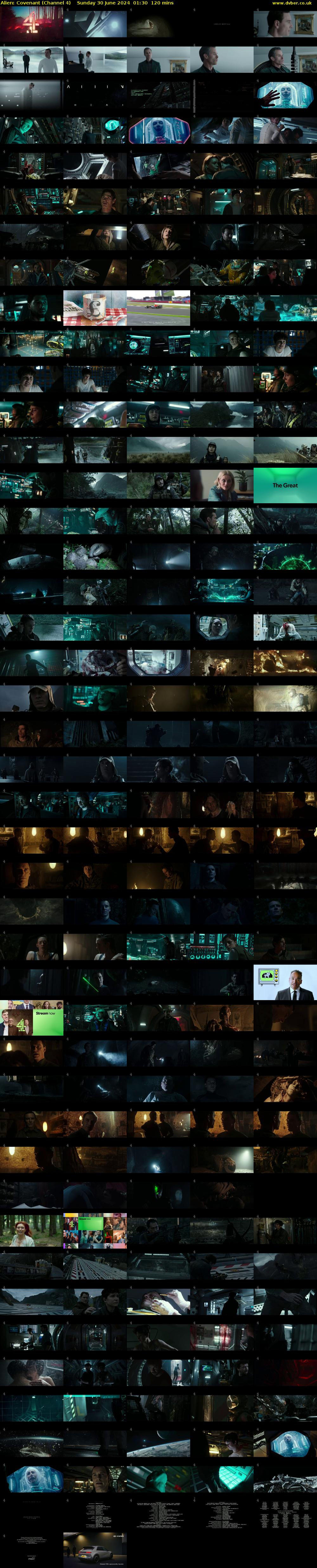 Alien: Covenant (Channel 4) Sunday 30 June 2024 01:30 - 03:30