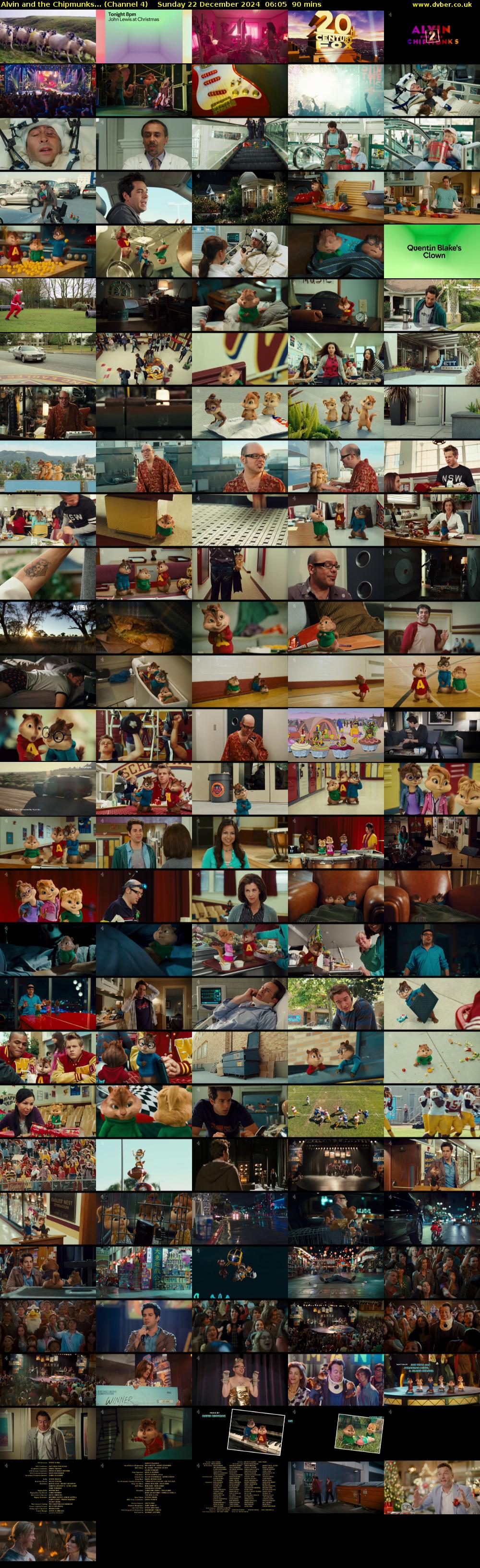 Alvin and the Chipmunks... (Channel 4) Sunday 22 December 2024 06:05 - 07:35