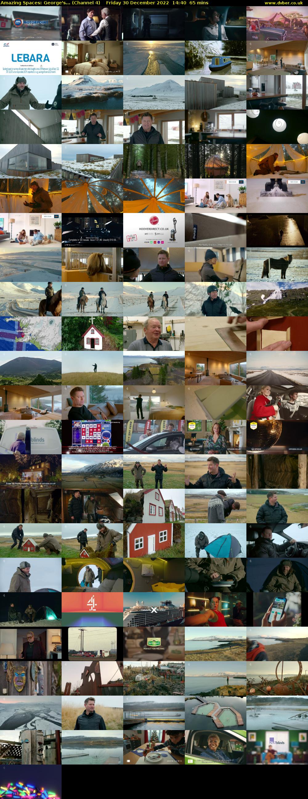 Amazing Spaces: George's... (Channel 4) Friday 30 December 2022 14:40 - 15:45