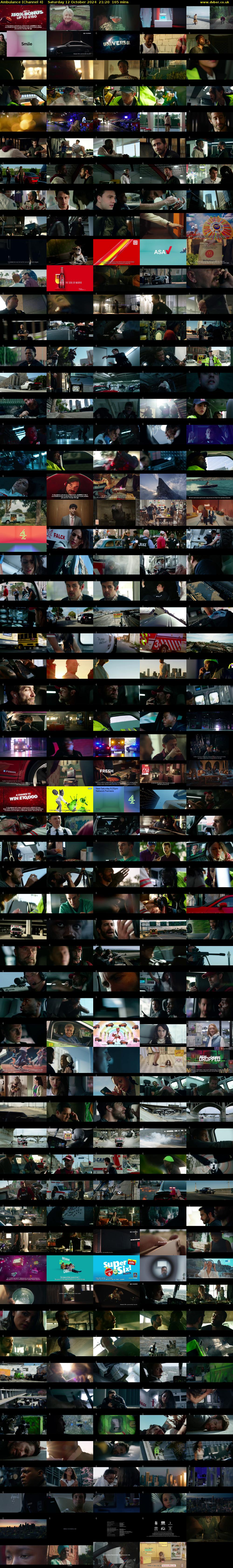 Ambulance (Channel 4) Saturday 12 October 2024 21:20 - 00:05