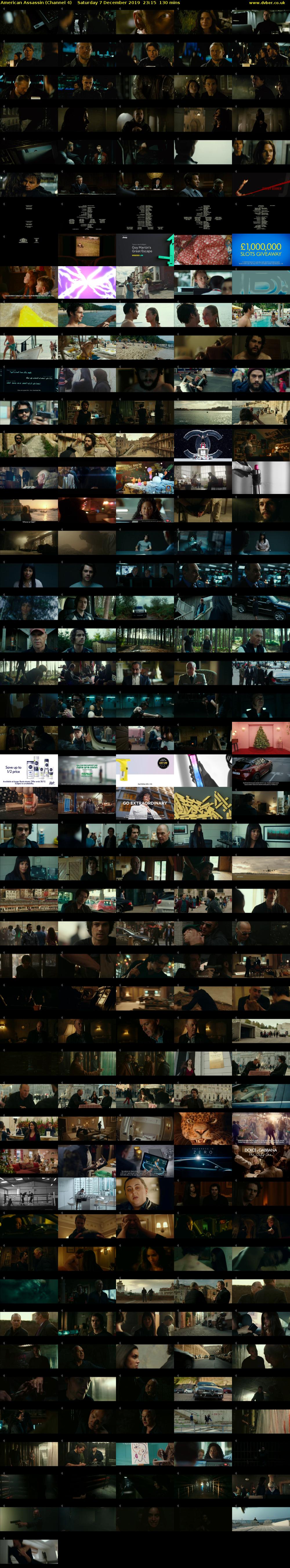 American Assassin (Channel 4) Saturday 7 December 2019 23:15 - 01:25