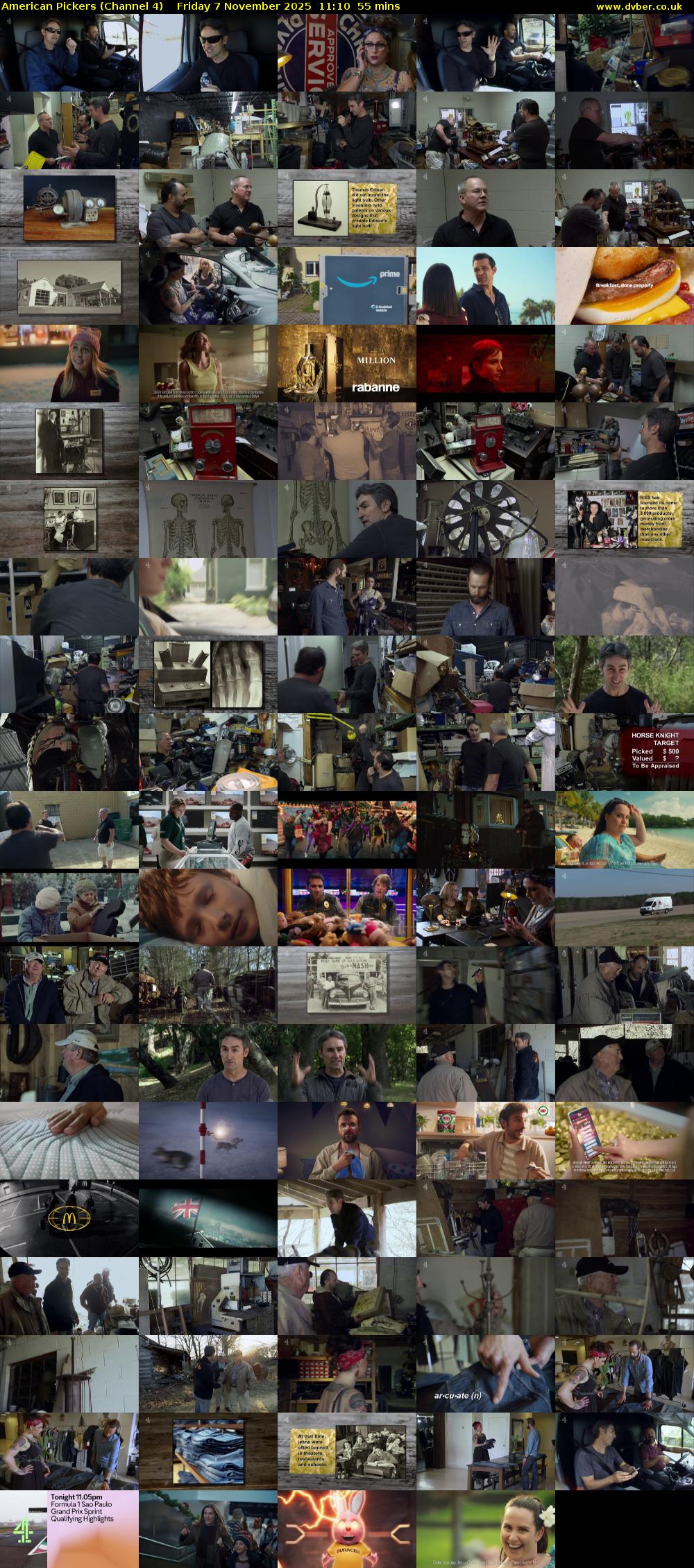 American Pickers (Channel 4) Friday 7 November 2025 11:10 - 12:05