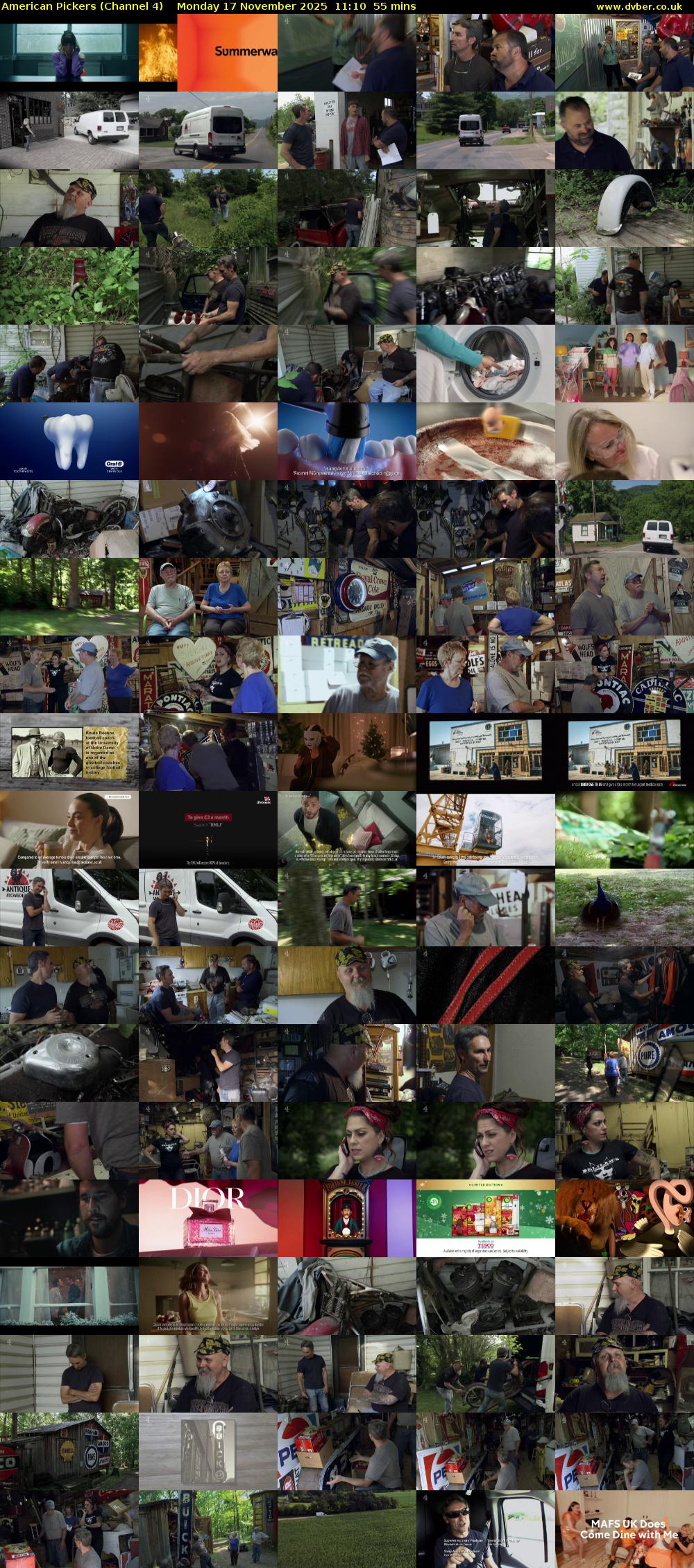 American Pickers (Channel 4) Monday 17 November 2025 11:10 - 12:05