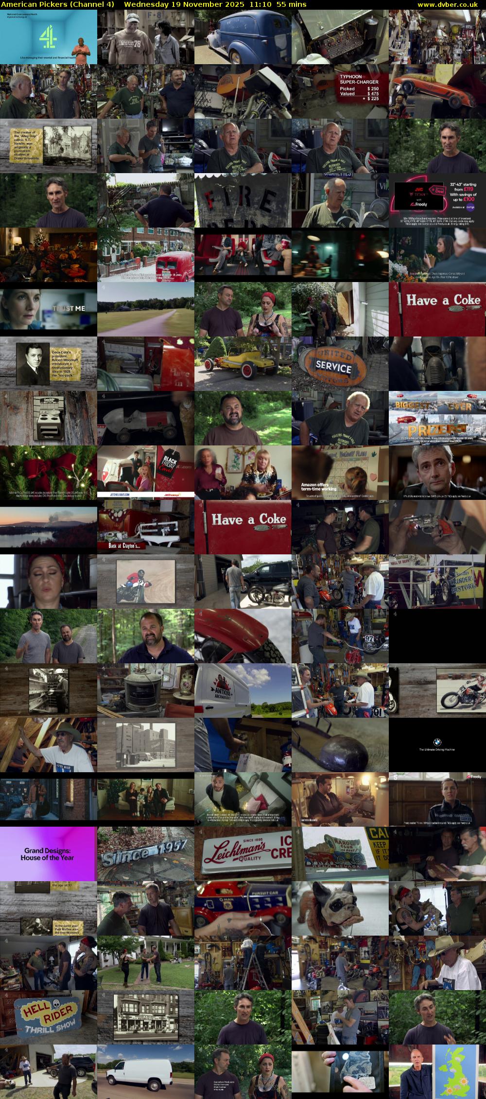American Pickers (Channel 4) Wednesday 19 November 2025 11:10 - 12:05