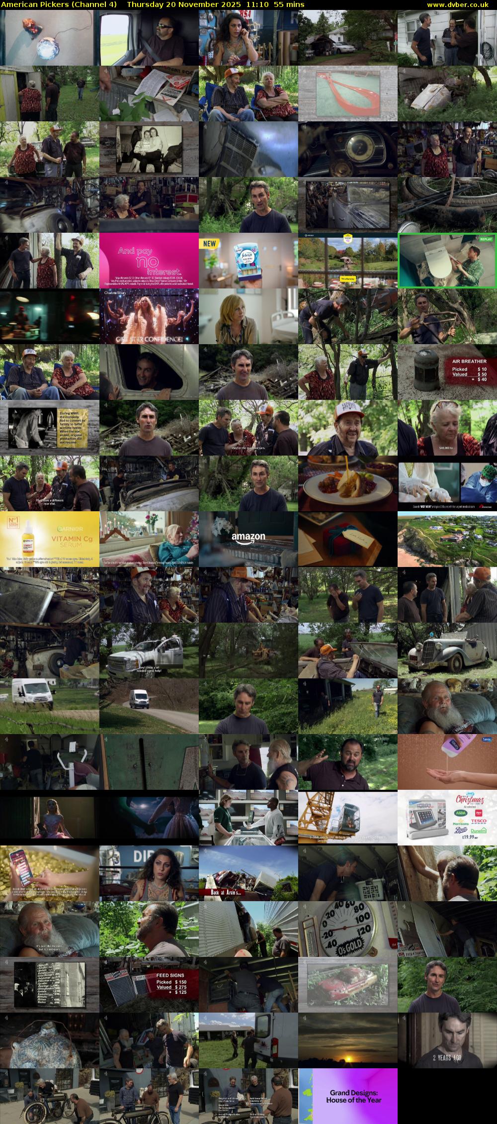 American Pickers (Channel 4) Thursday 20 November 2025 11:10 - 12:05