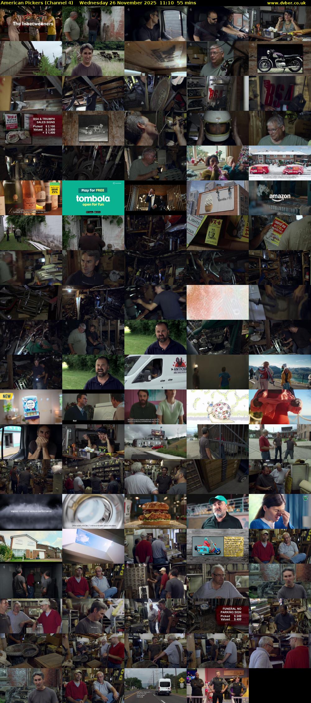 American Pickers (Channel 4) Wednesday 26 November 2025 11:10 - 12:05