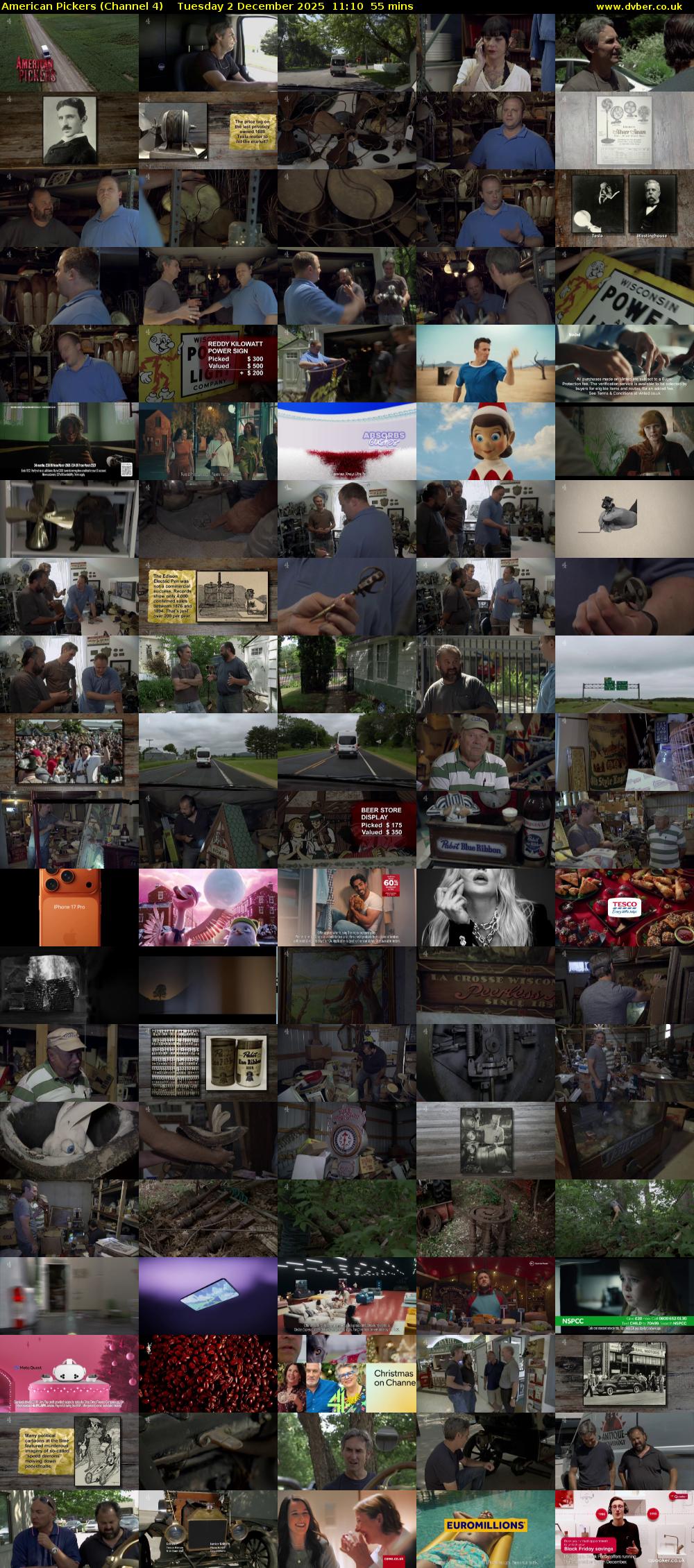 American Pickers (Channel 4) Tuesday 2 December 2025 11:10 - 12:05