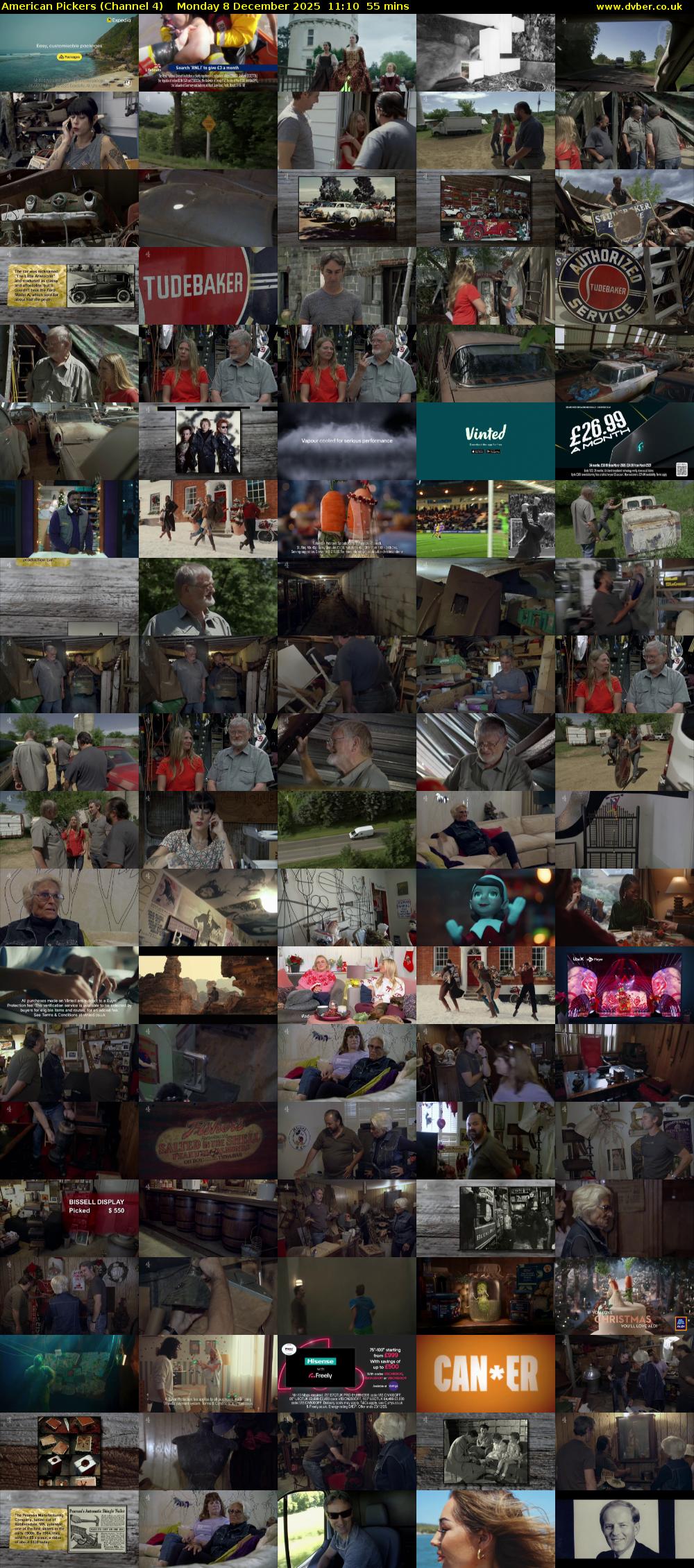 American Pickers (Channel 4) Monday 8 December 2025 11:10 - 12:05