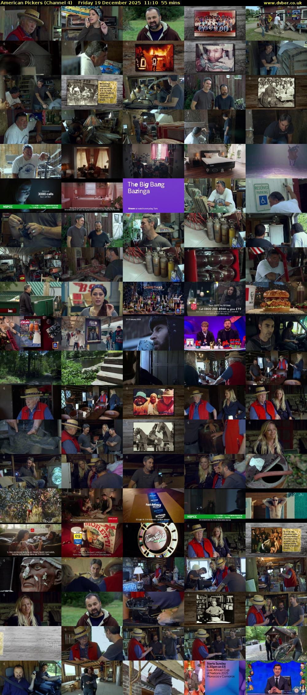 American Pickers (Channel 4) Friday 19 December 2025 11:10 - 12:05