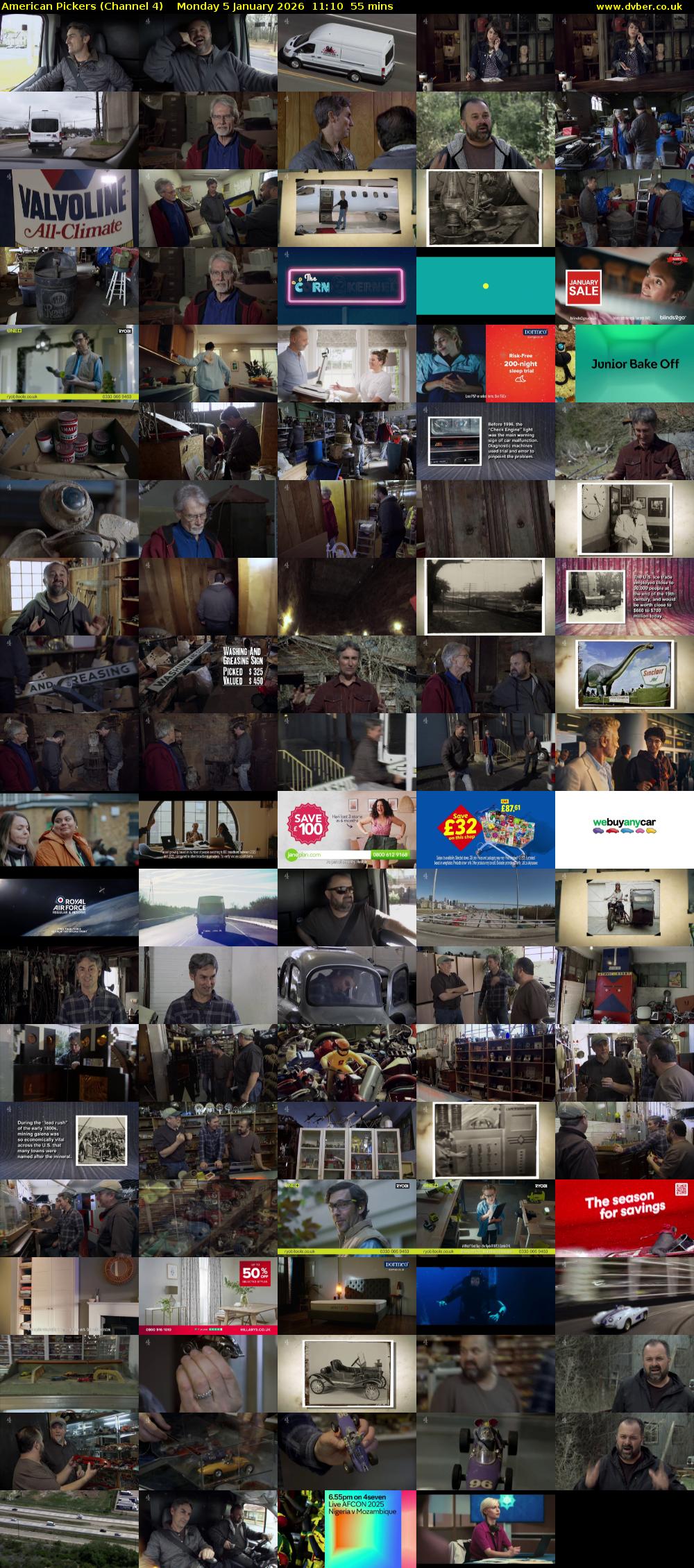 American Pickers (Channel 4) Monday 5 January 2026 11:10 - 12:05